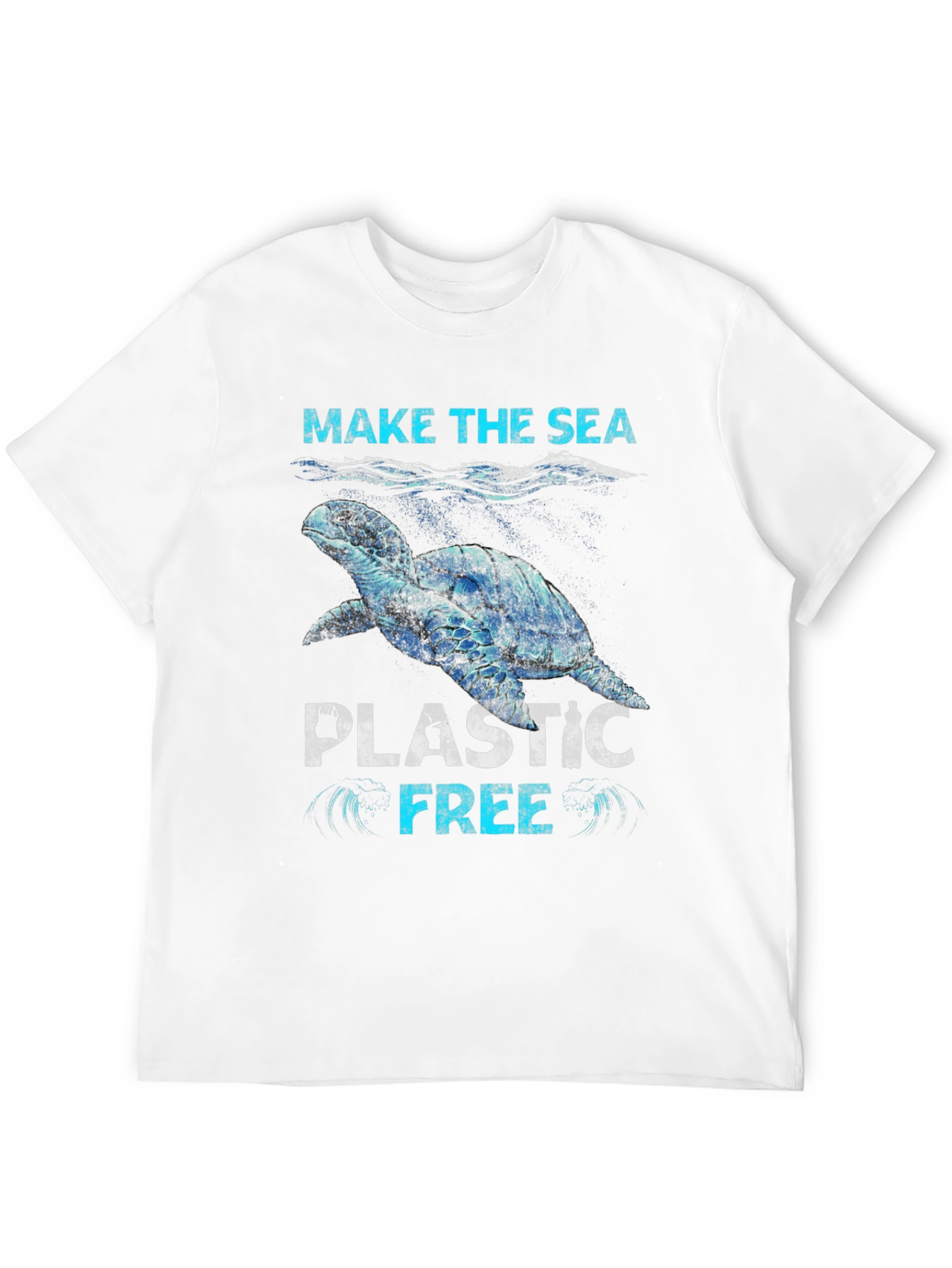 Make The Sea Plastic Free Graphic T-Shirt
