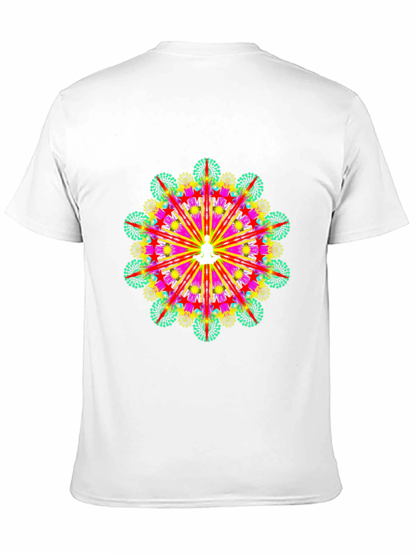Mandala Design Black T-Shirt