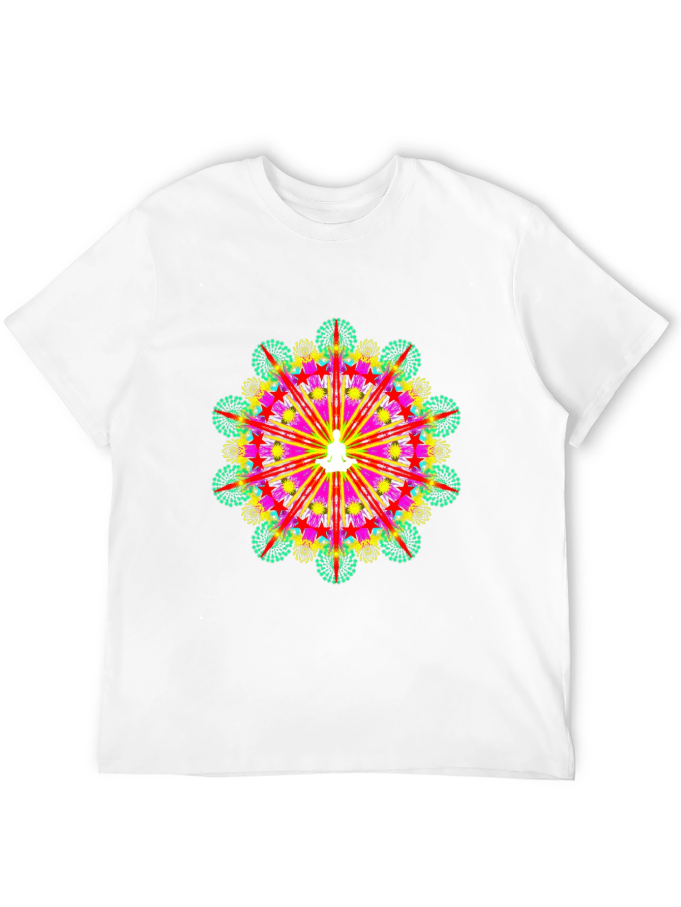 Mandala Design Black T-Shirt
