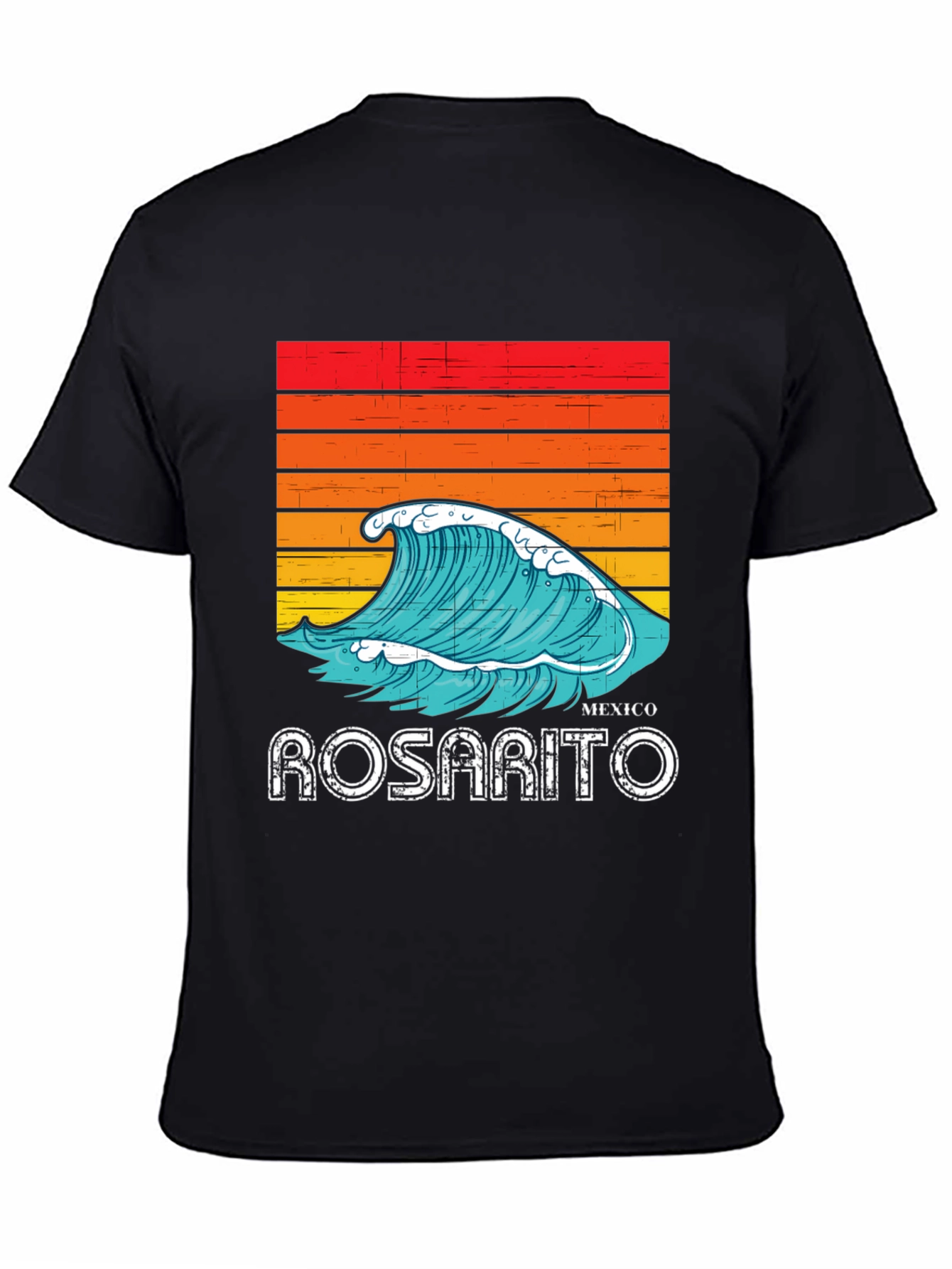 Rosarito Mexico Wave Graphic Tee