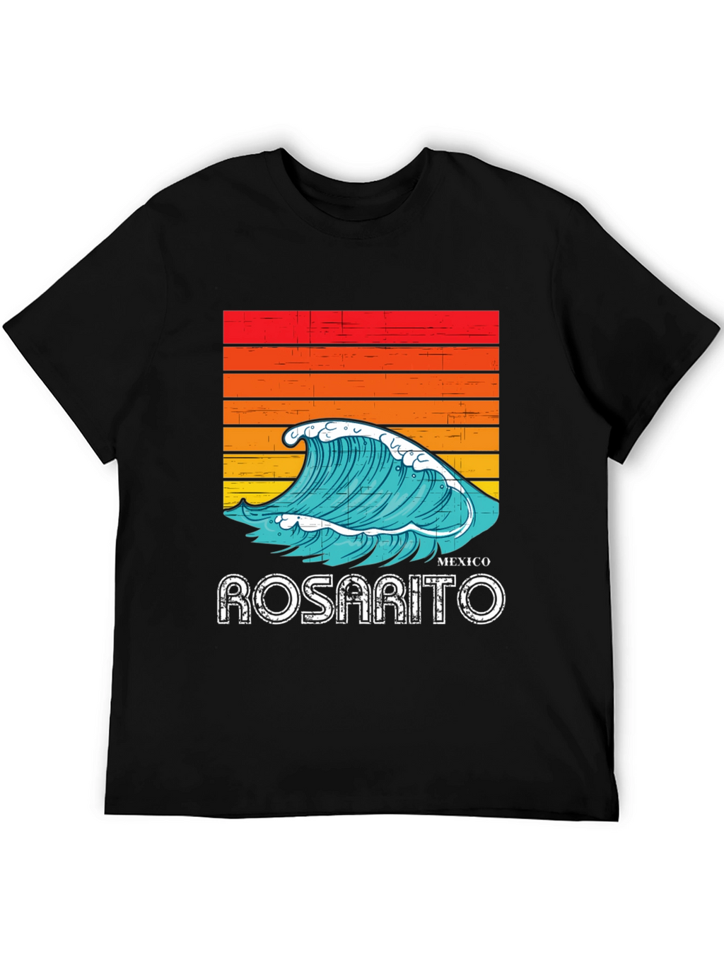 Rosarito Mexico Wave Graphic Tee