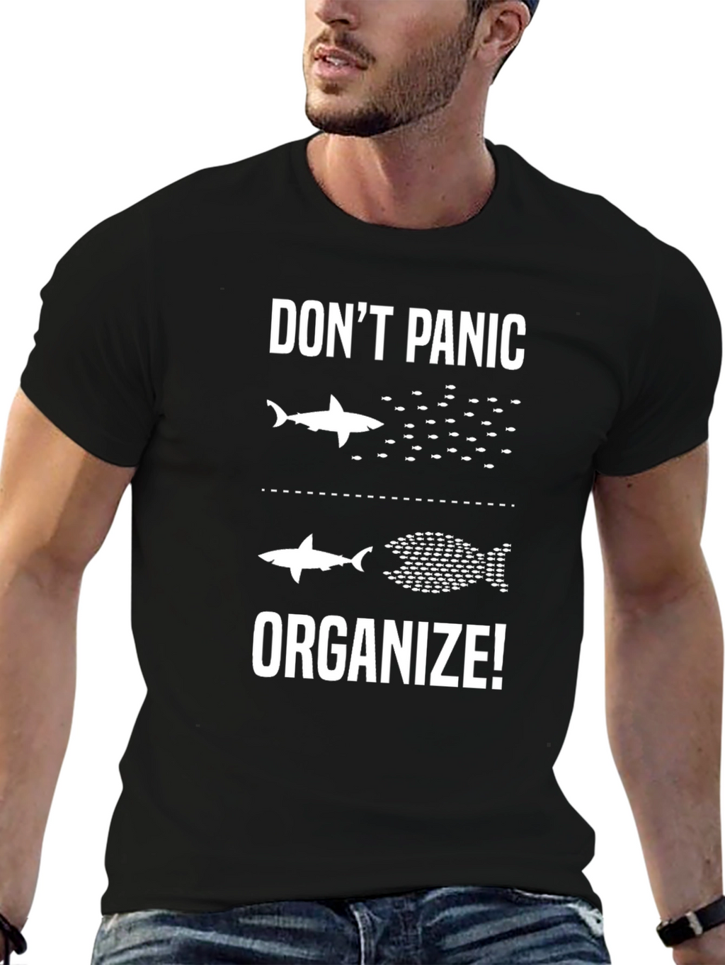 Dont Panic Organize! Graphic Tee