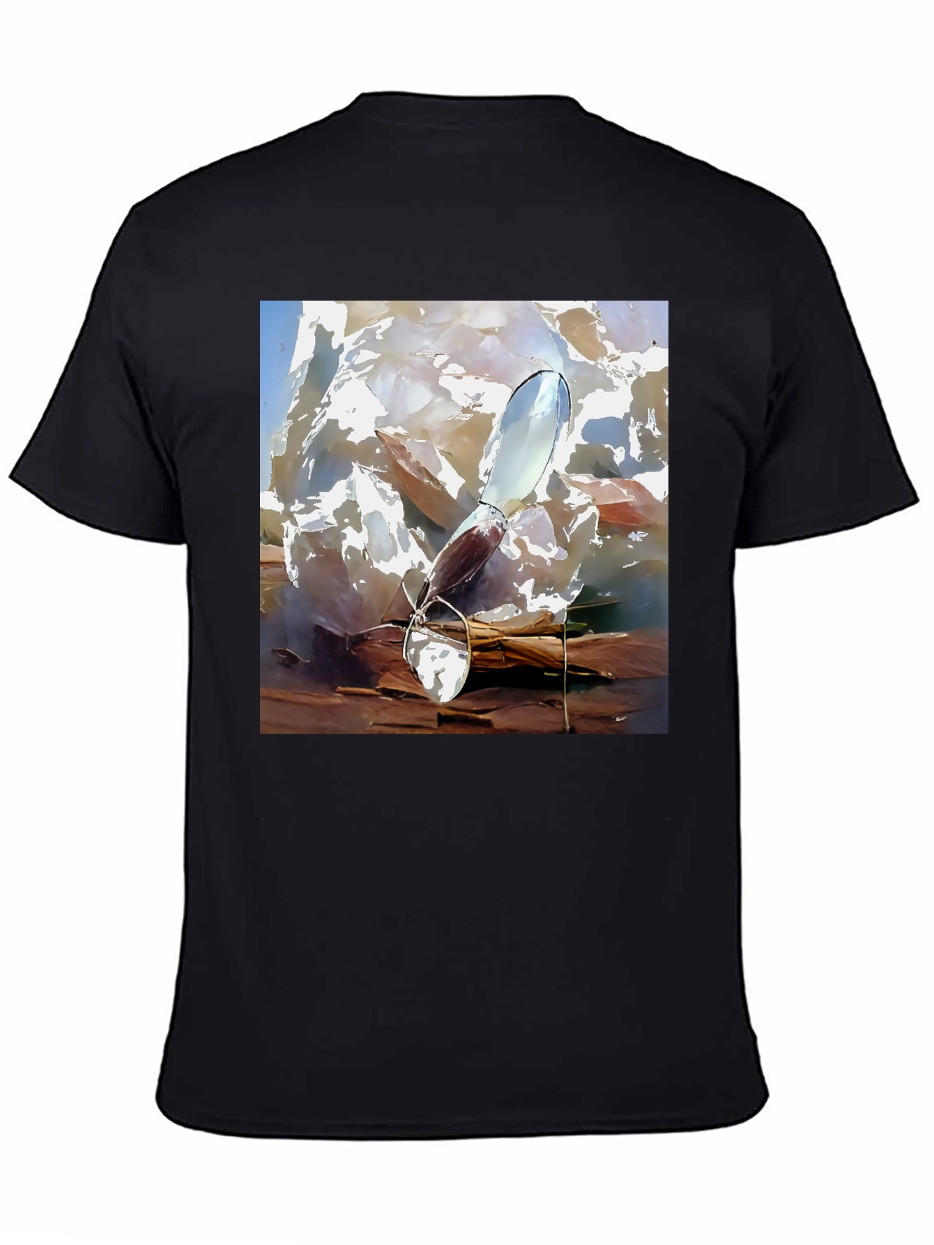 Abstract Art Graphic Tee - Modern Casual Wear