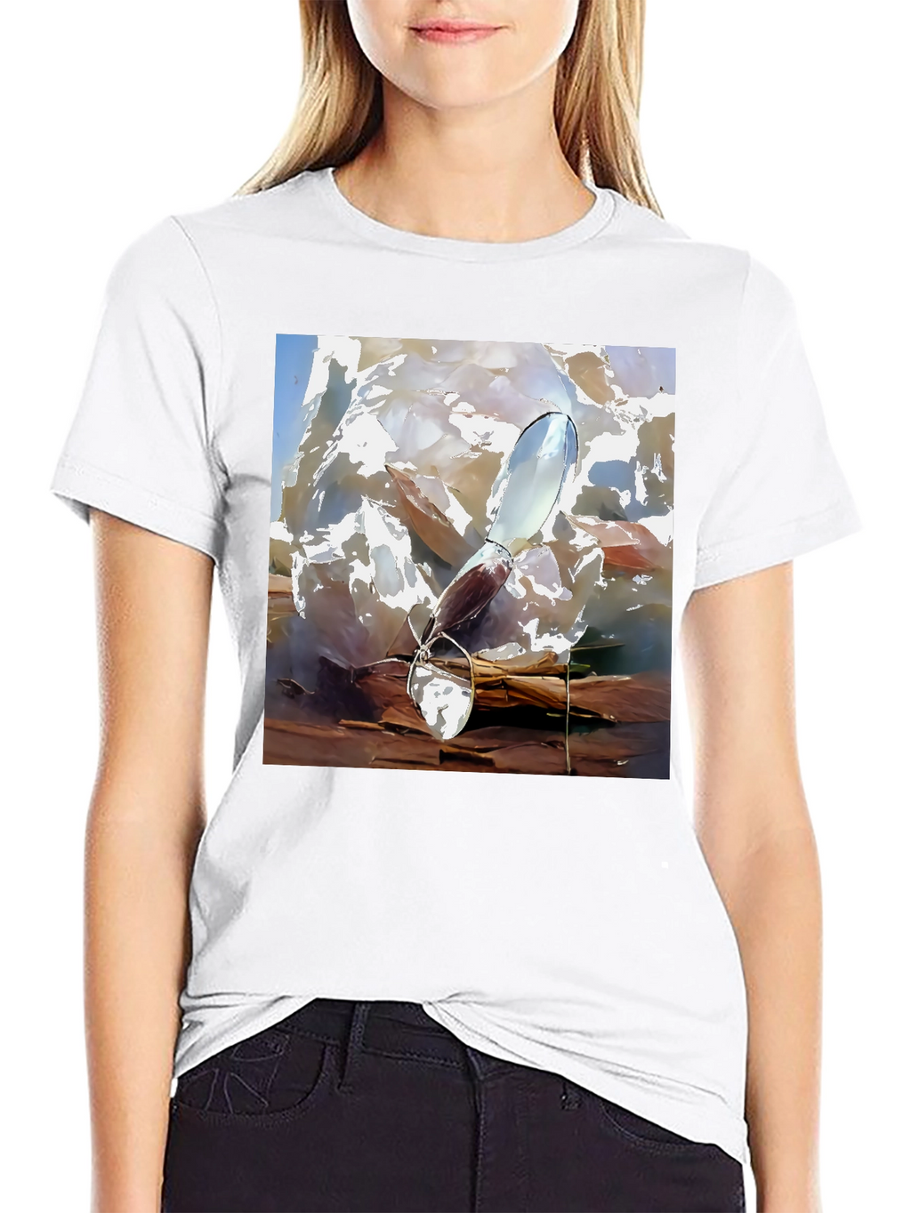 Abstract Art Graphic Tee - Modern Casual Wear
