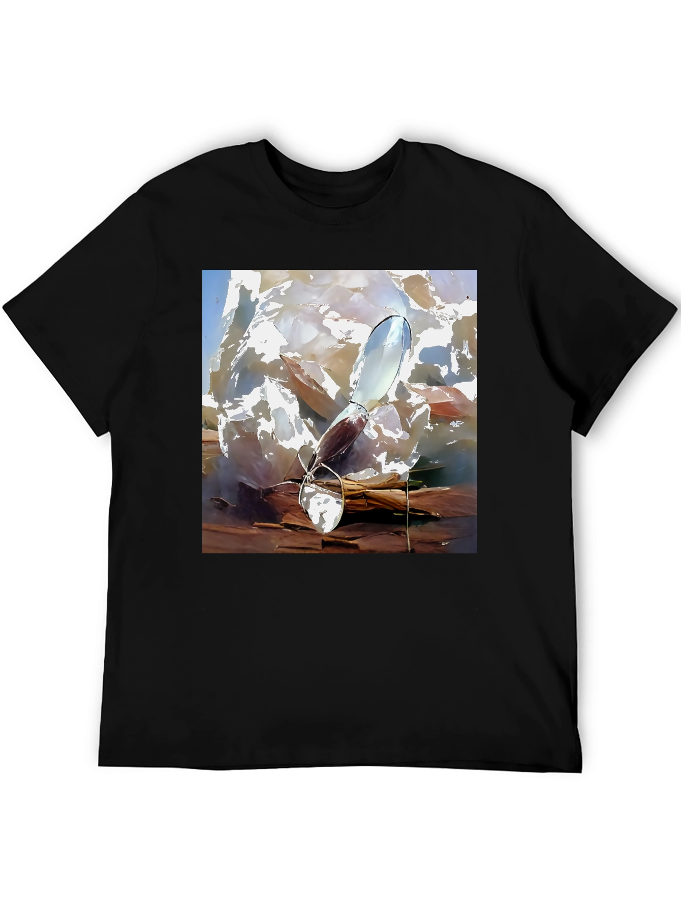 Abstract Art Graphic Tee - Modern Casual Wear