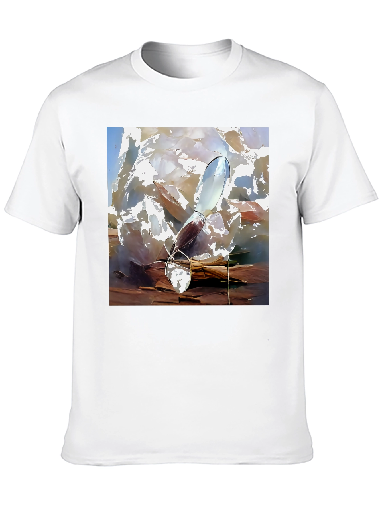 Abstract Art Graphic Tee - Modern Casual Wear