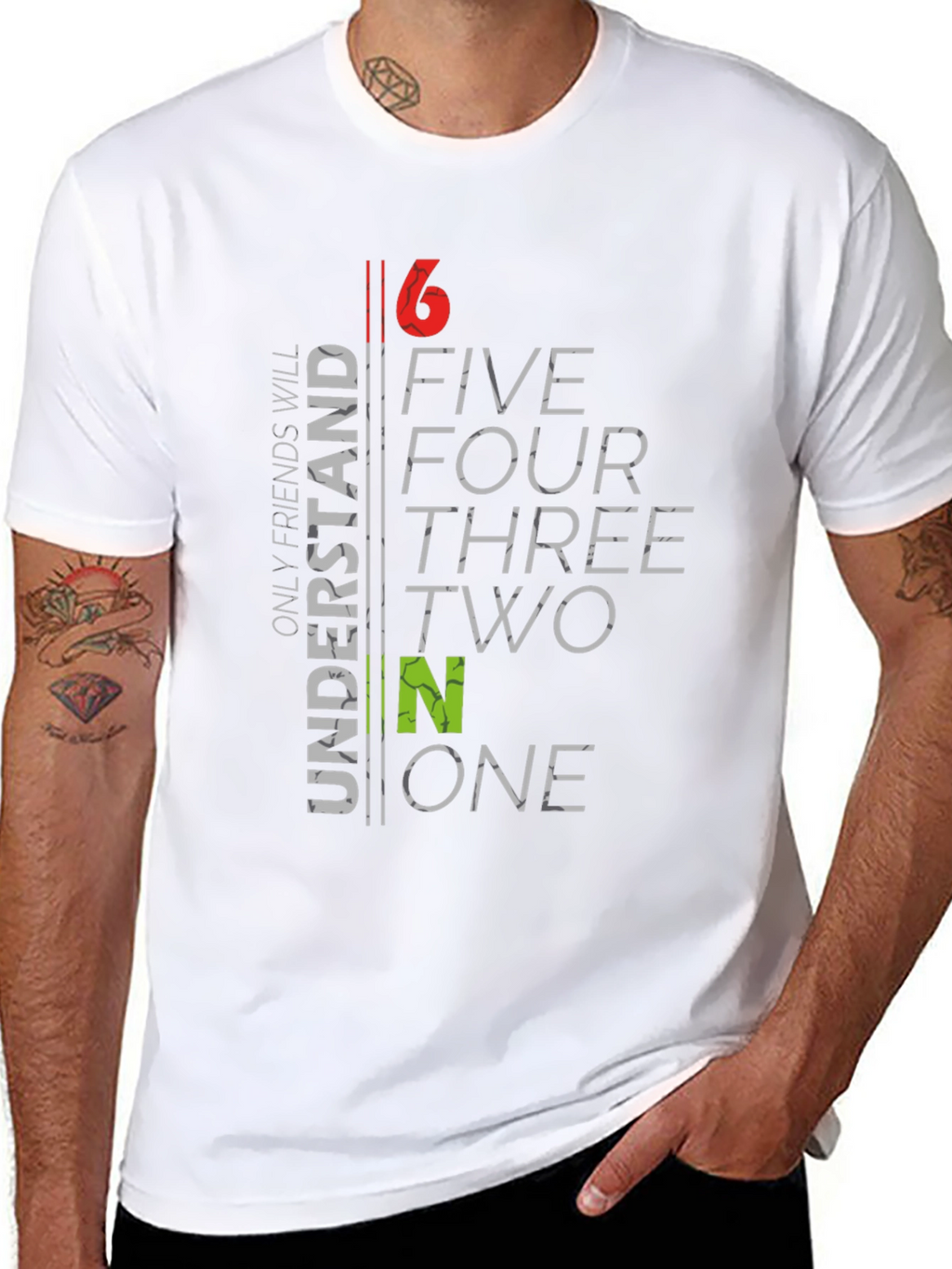 6 to 1 Funny Graphic T-Shirt