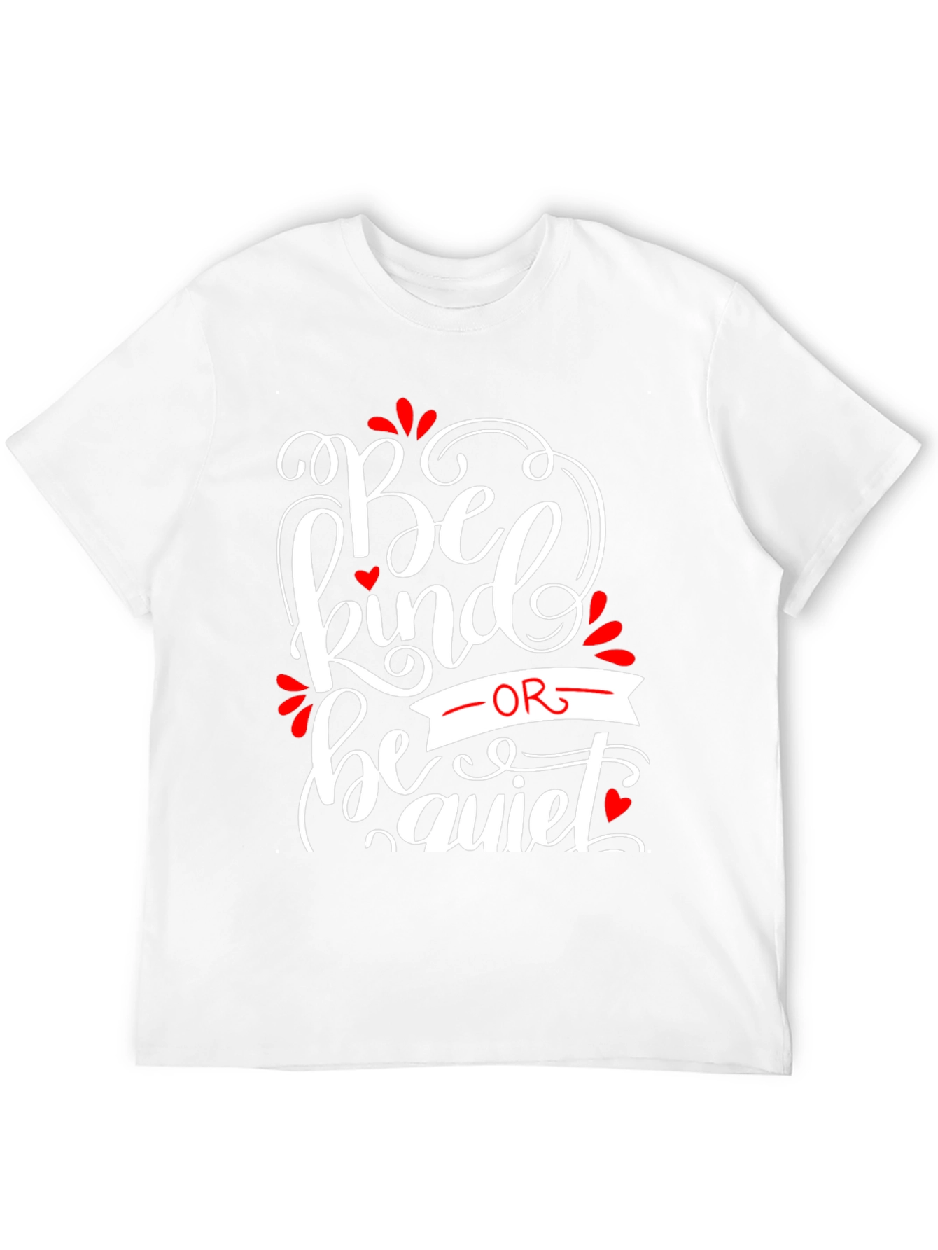 Be Kind Or Be Quiet Black Graphic Tee
