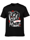 Be Kind Or Be Quiet Black Graphic Tee