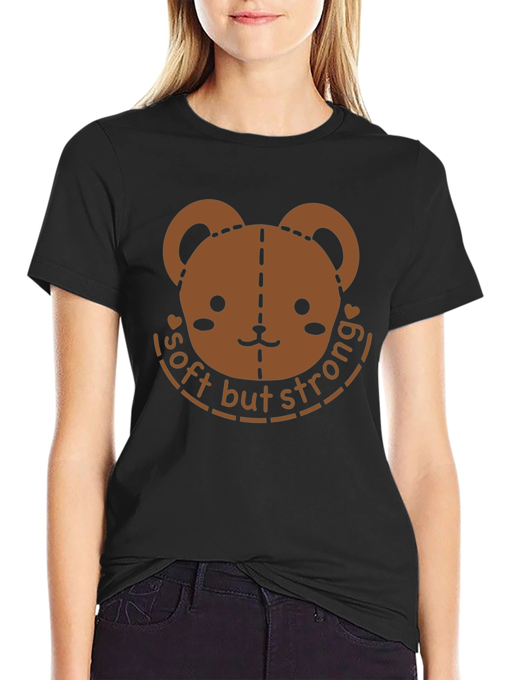 Soft But Strong Bear Graphic T-Shirt