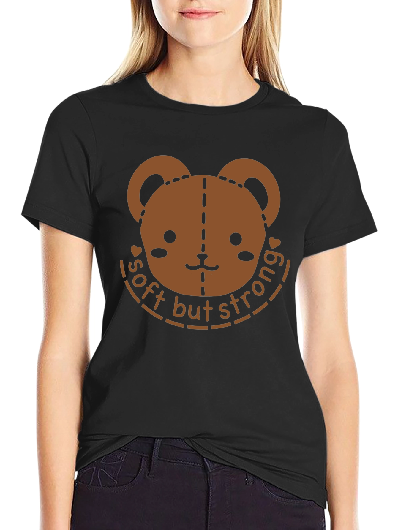 Soft But Strong Bear Graphic T-Shirt