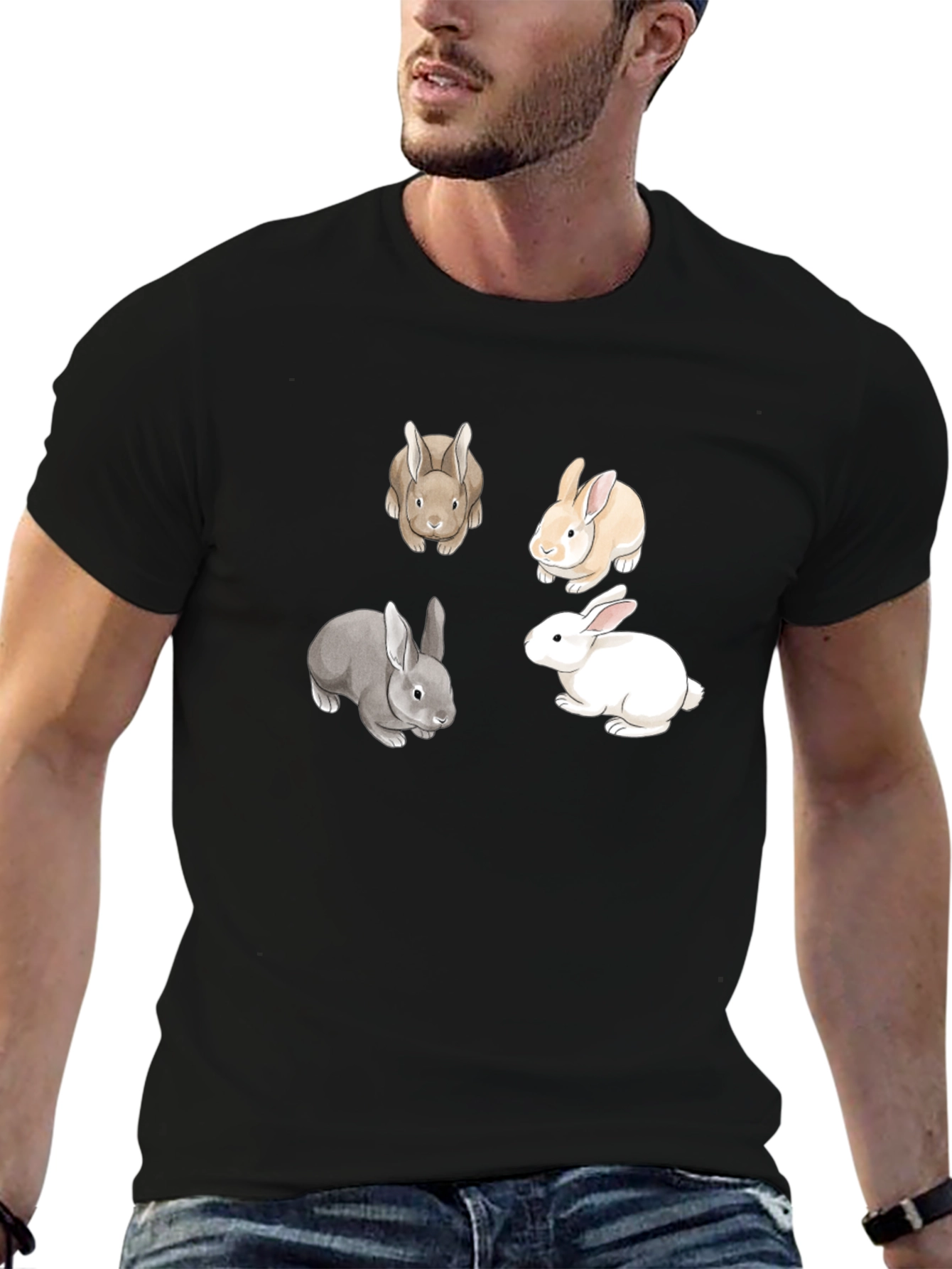 Rabbit Variety T-Shirt - Cute Bunny Tee