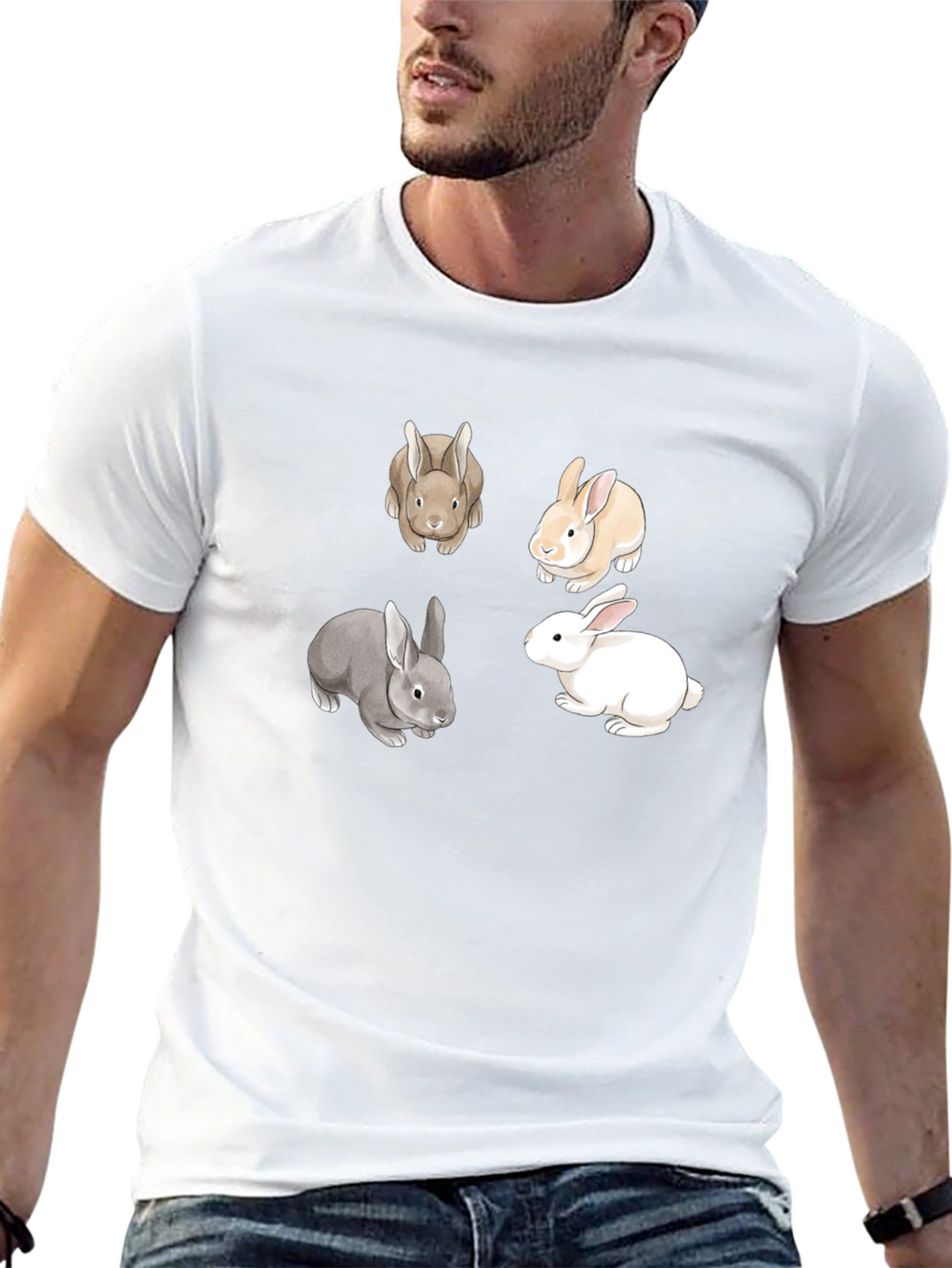 Rabbit Variety T-Shirt - Cute Bunny Tee