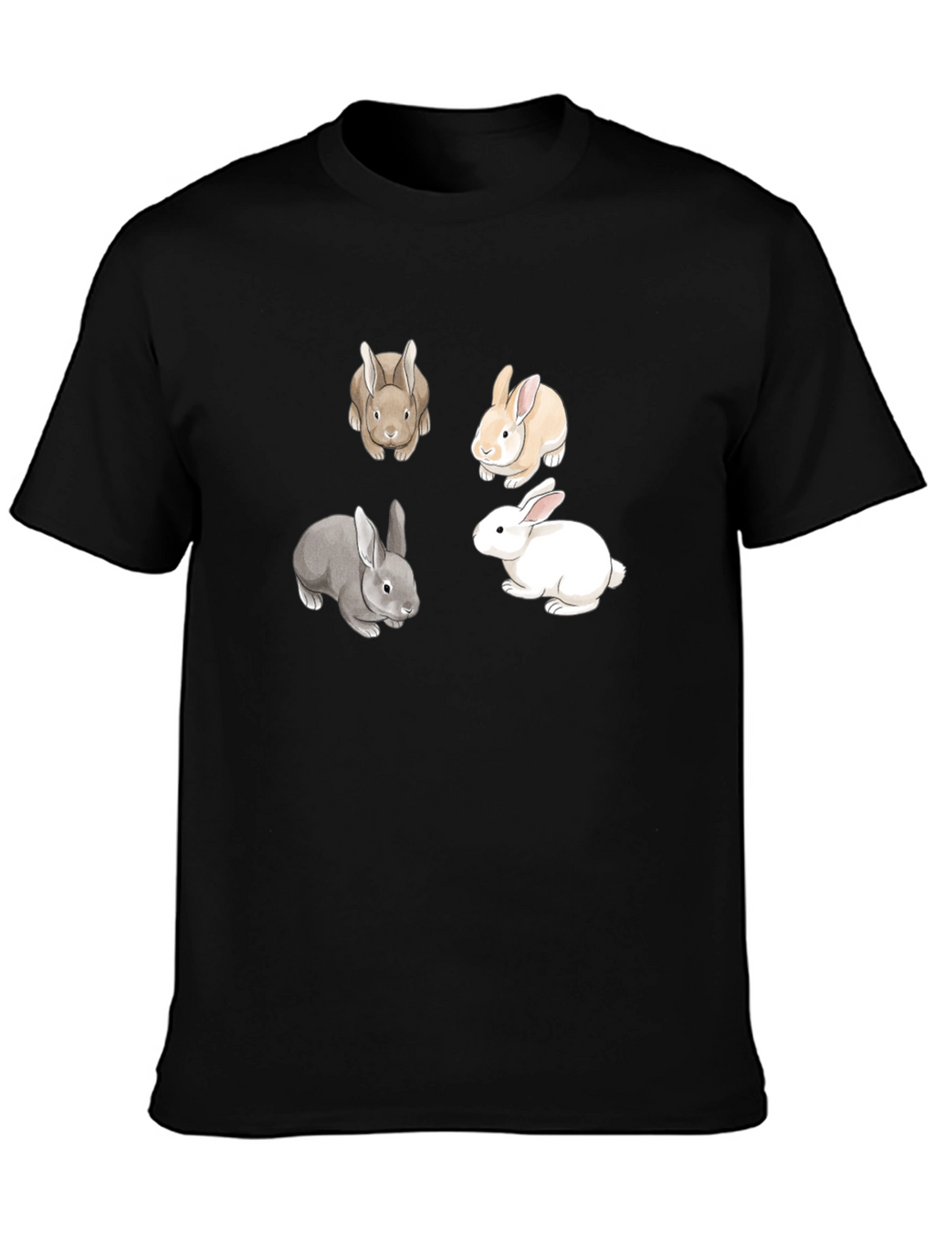 Rabbit Variety T-Shirt - Cute Bunny Tee