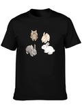 Rabbit Variety T-Shirt - Cute Bunny Tee