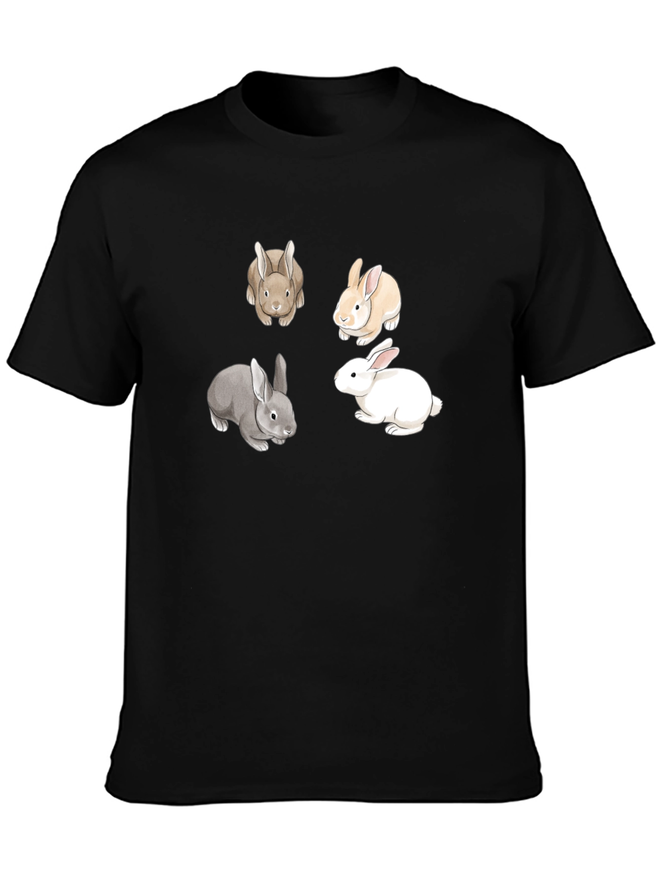 Rabbit Variety T-Shirt - Cute Bunny Tee