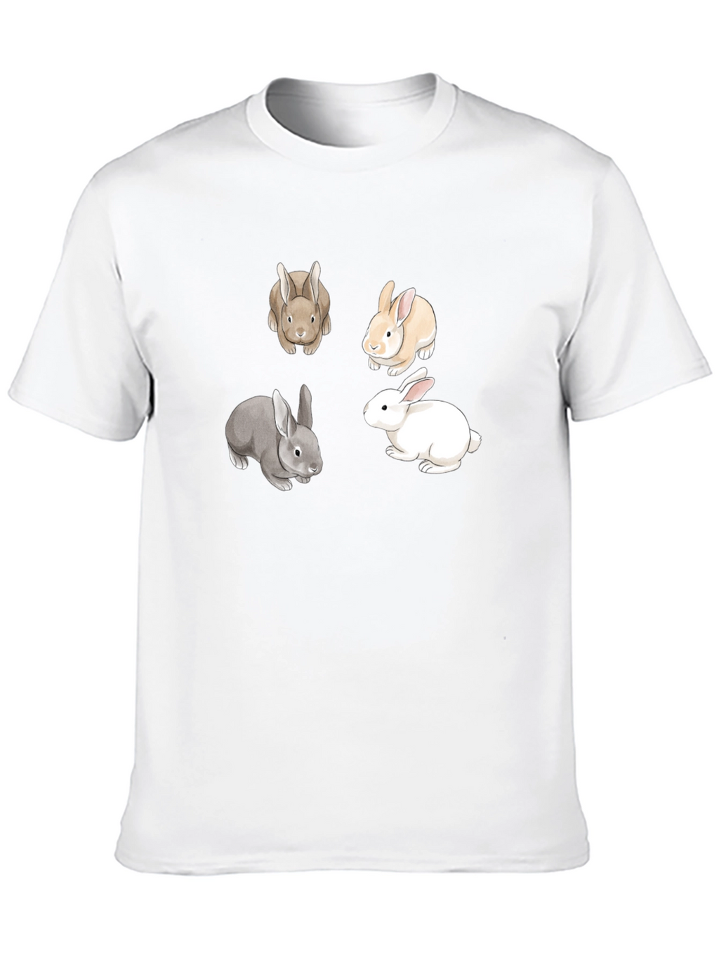 Rabbit Variety T-Shirt - Cute Bunny Tee