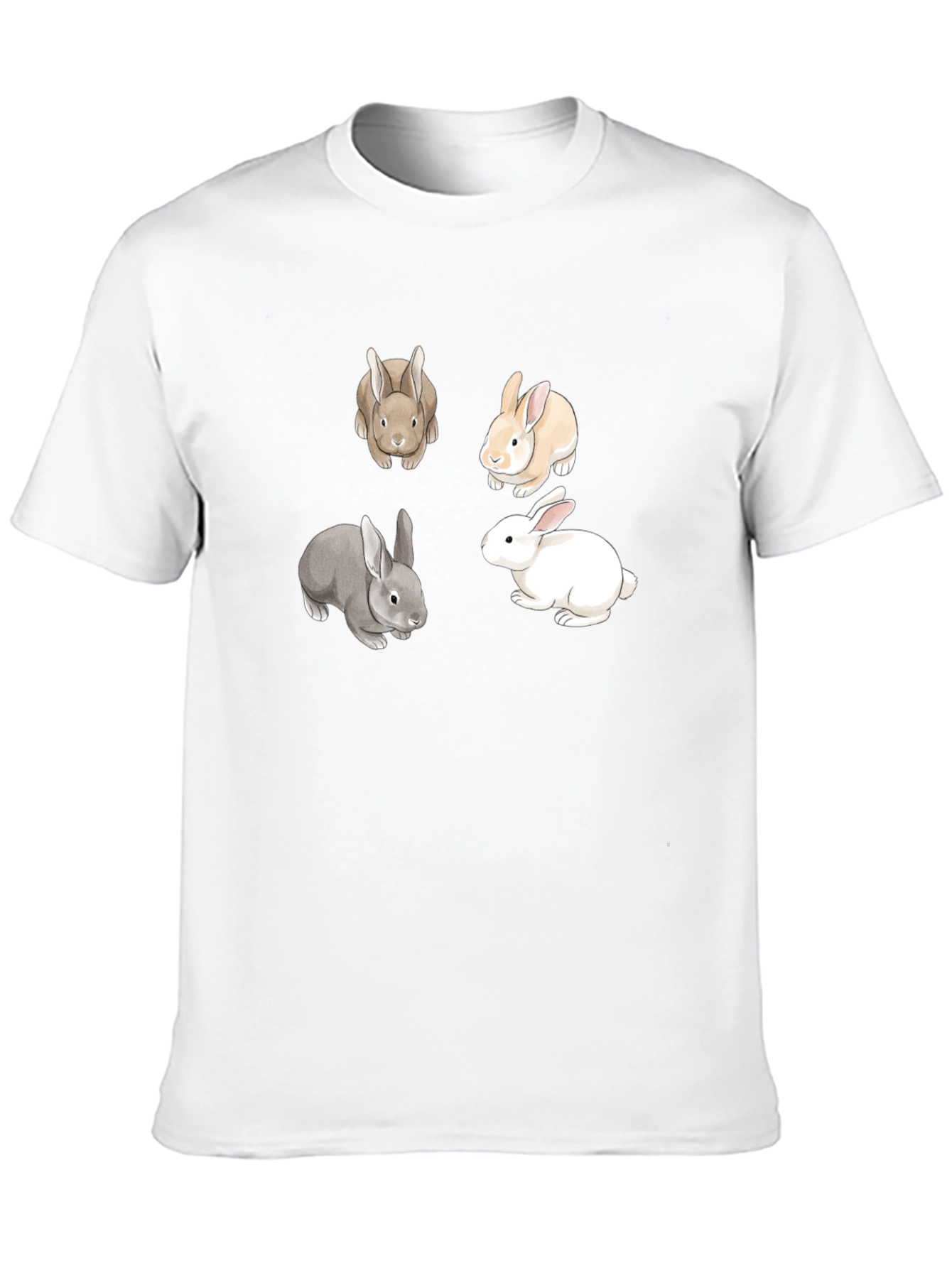 Rabbit Variety T-Shirt - Cute Bunny Tee