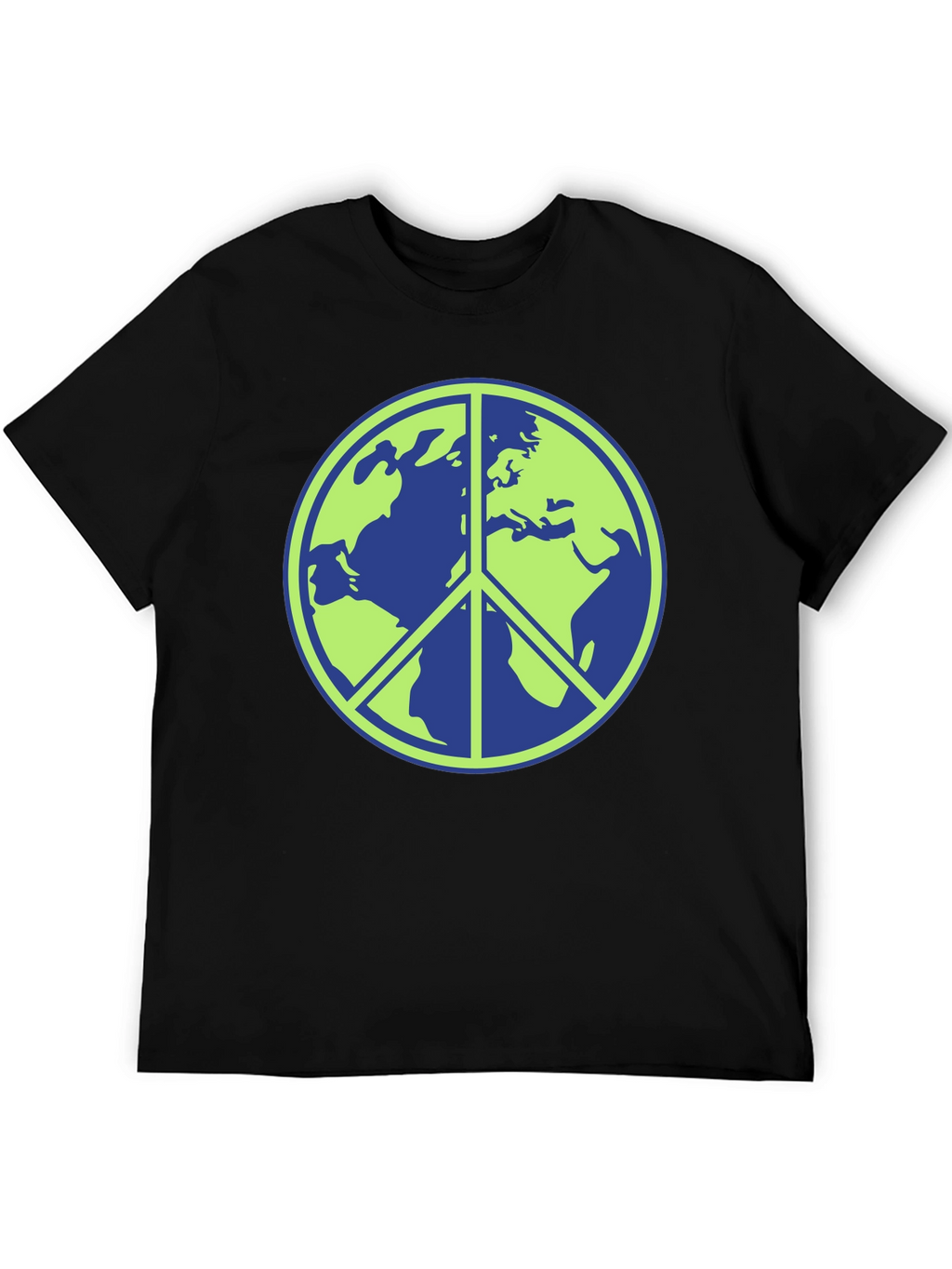 Peace Symbol Earth Graphic T-Shirt