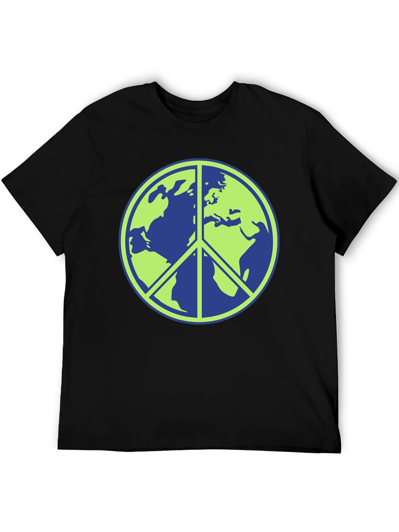 Peace Symbol Earth Graphic T-Shirt