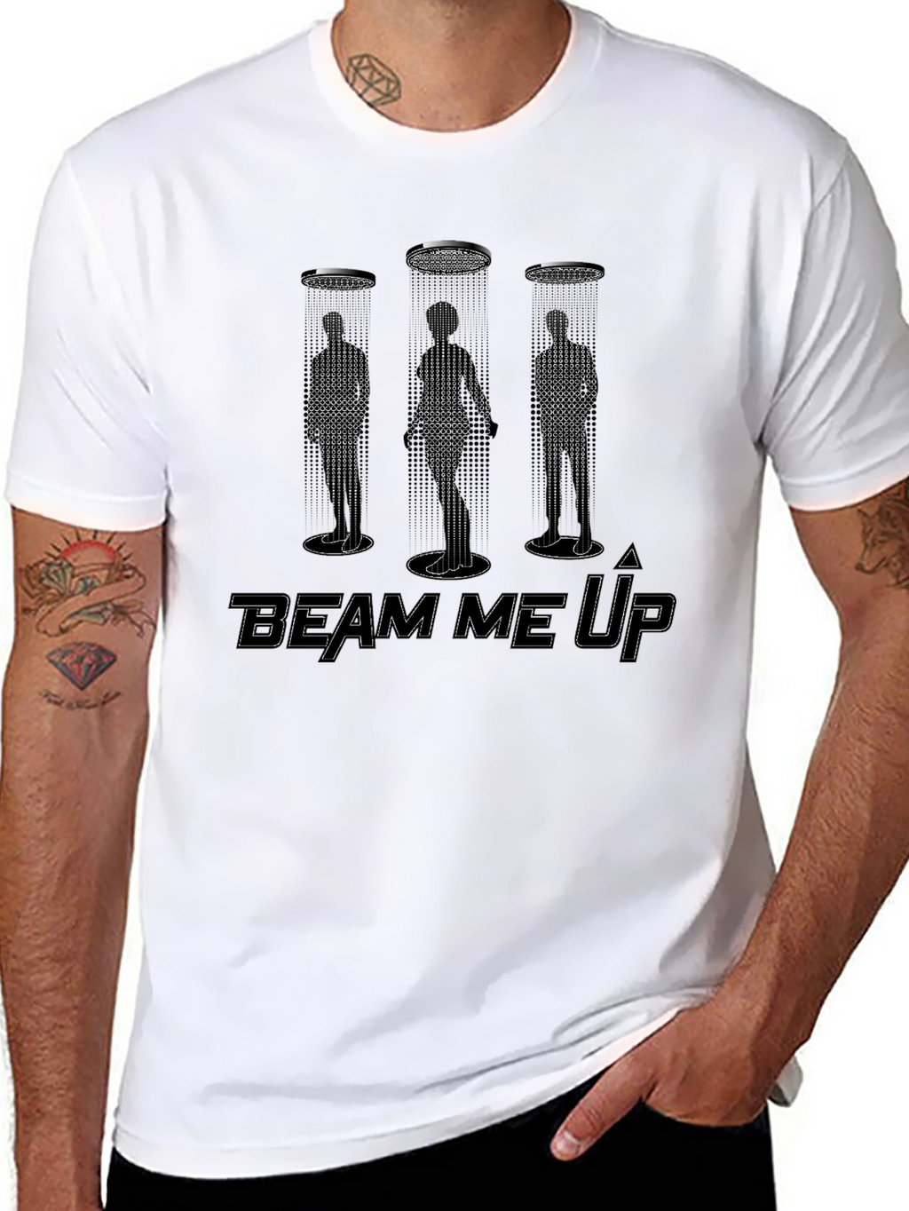 Beam Me Up T-Shirt - Sci-Fi Graphic Tee