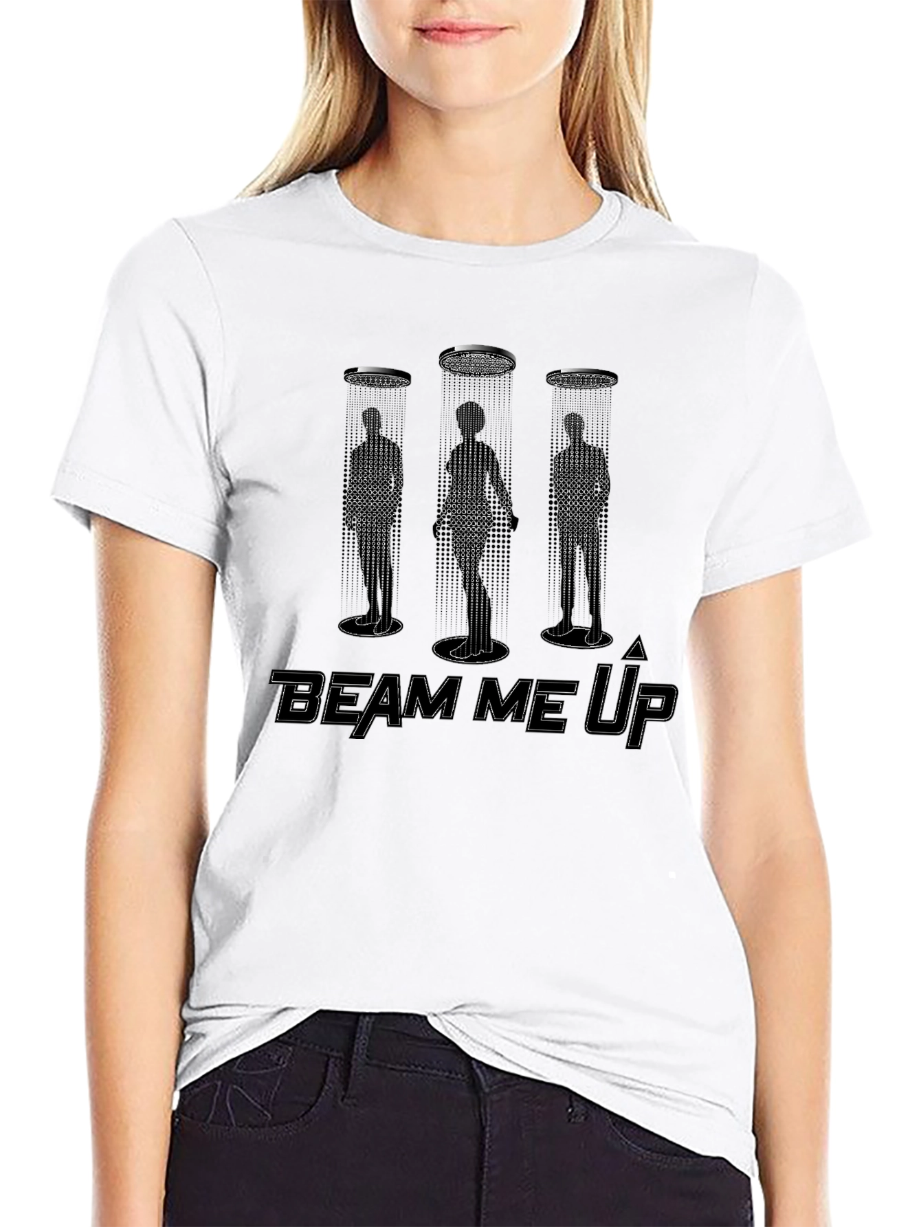 Beam Me Up T-Shirt - Sci-Fi Graphic Tee