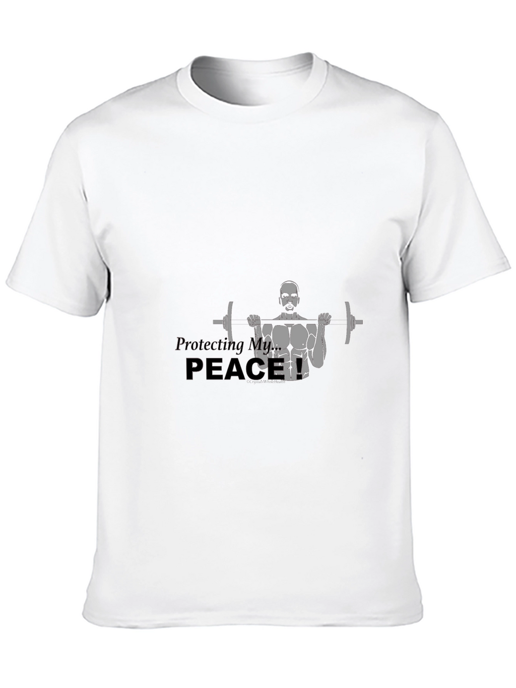 Protecting My Peace Black T-Shirt Gym Workout
