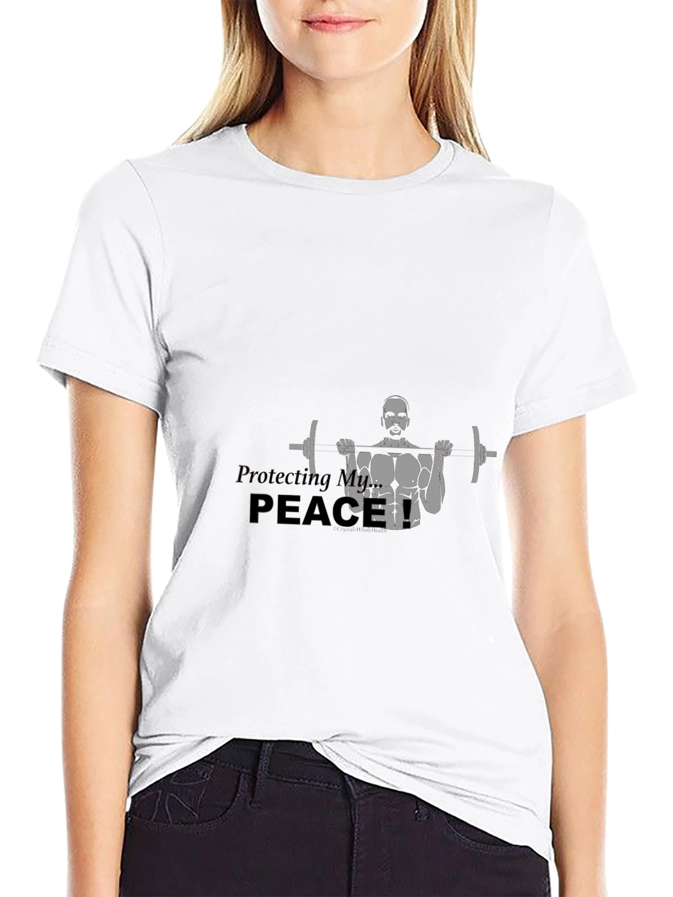 Protecting My Peace Black T-Shirt Gym Workout