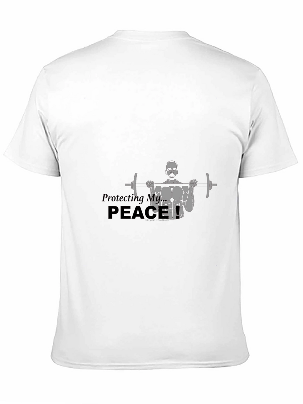 Protecting My Peace Black T-Shirt Gym Workout