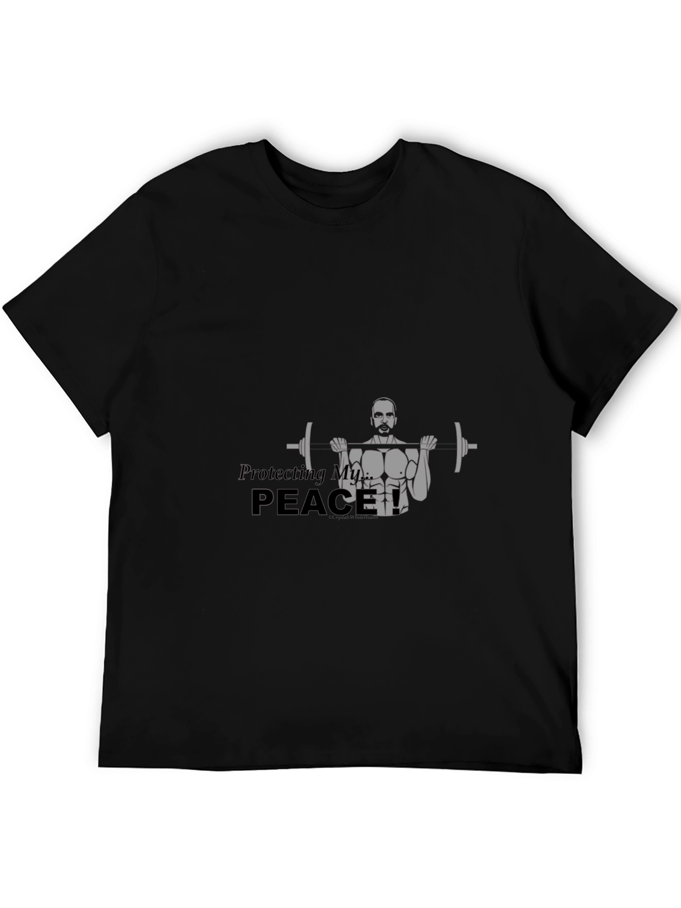 Protecting My Peace Black T-Shirt Gym Workout