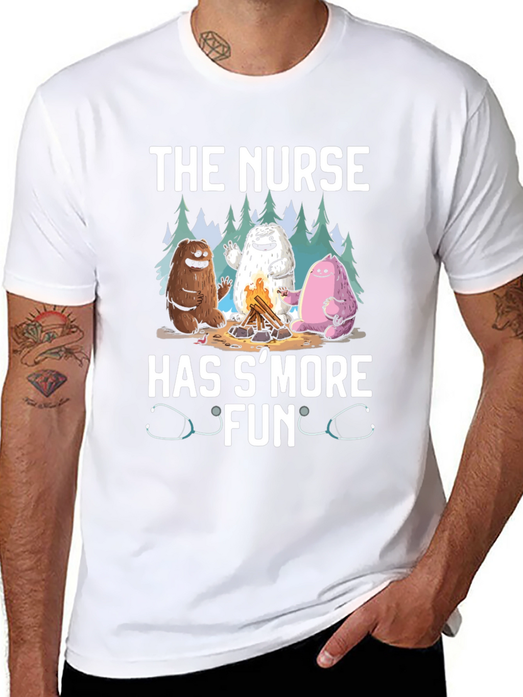 Nurse SMore Fun Black T-Shirt