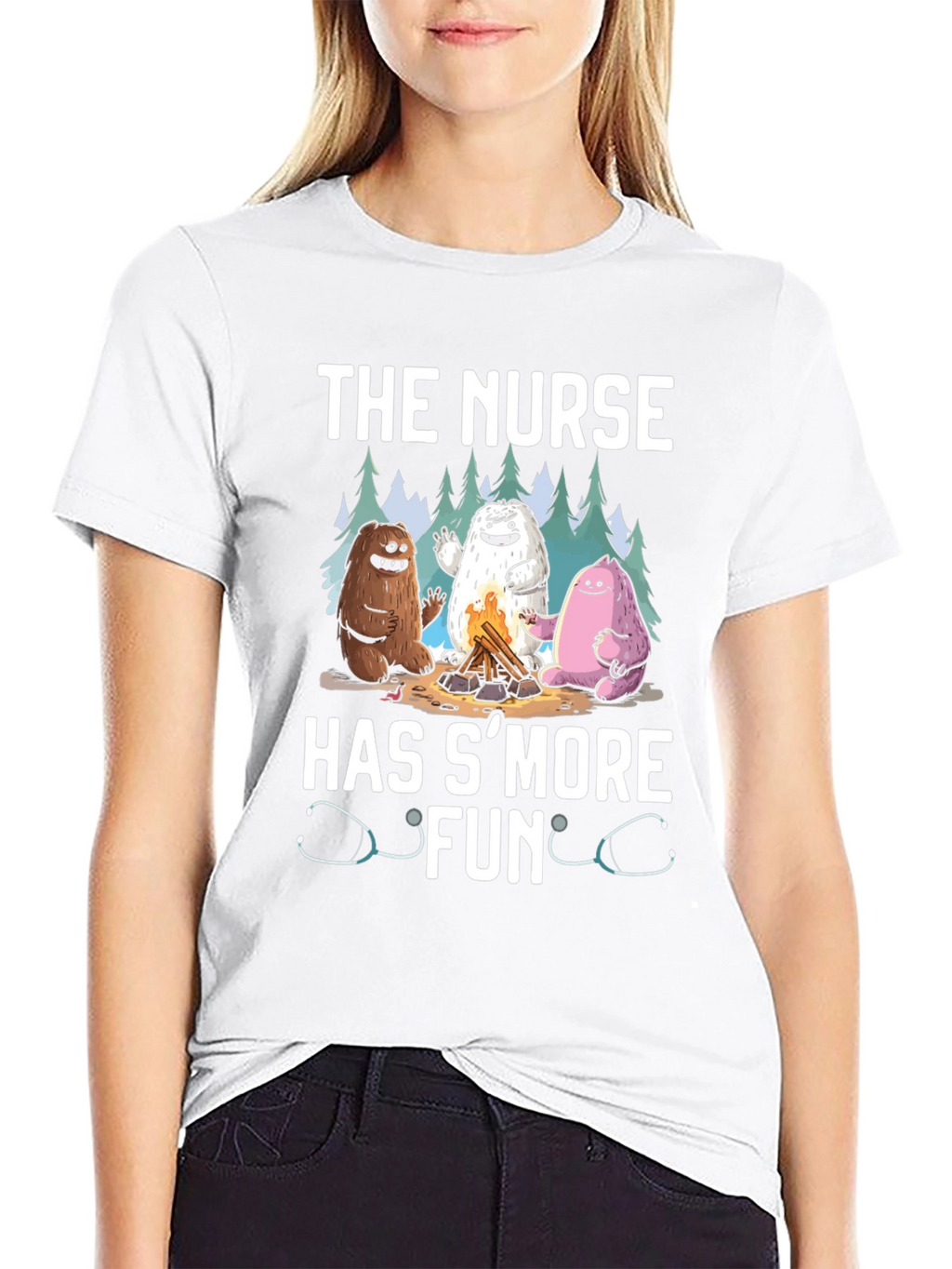 Nurse SMore Fun Black T-Shirt