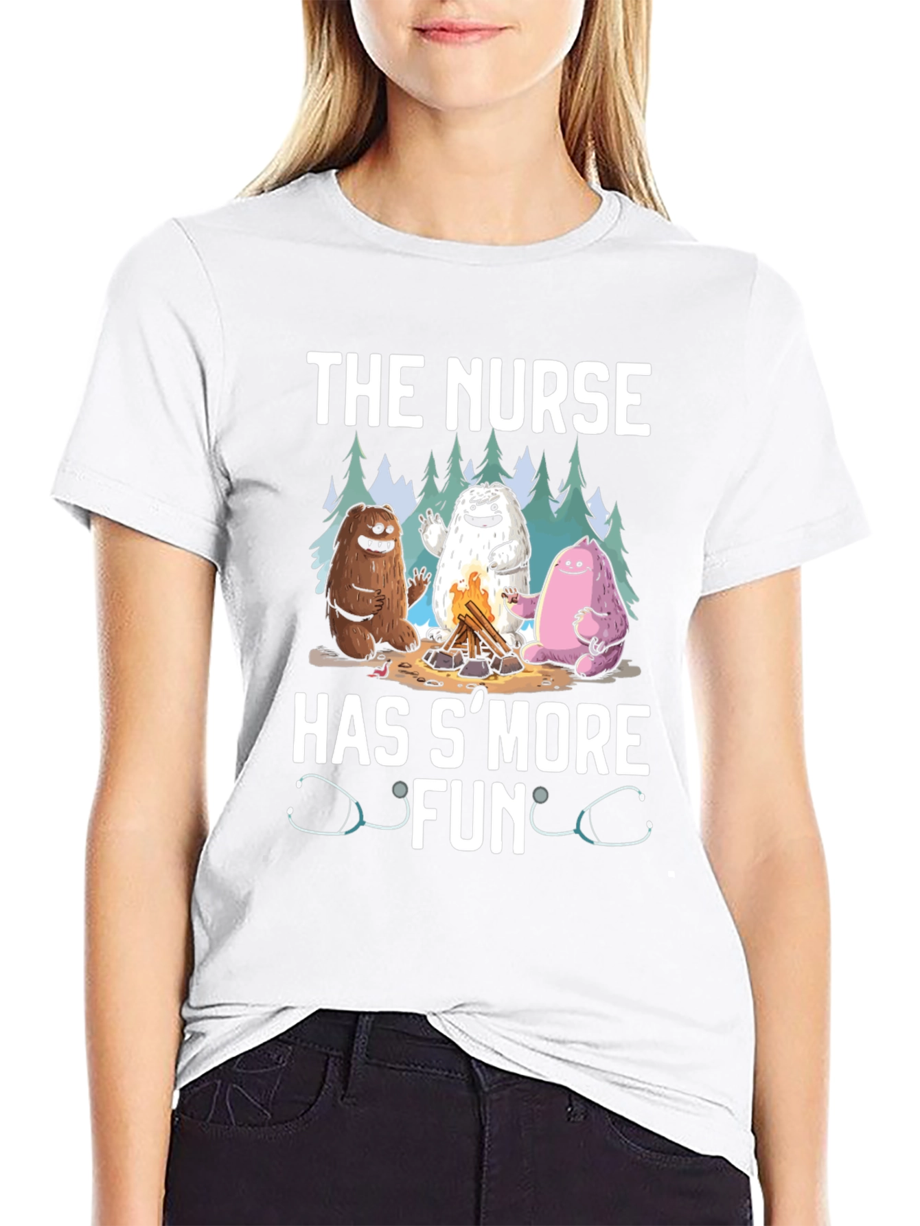 Nurse SMore Fun Black T-Shirt