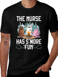 Nurse SMore Fun Black T-Shirt