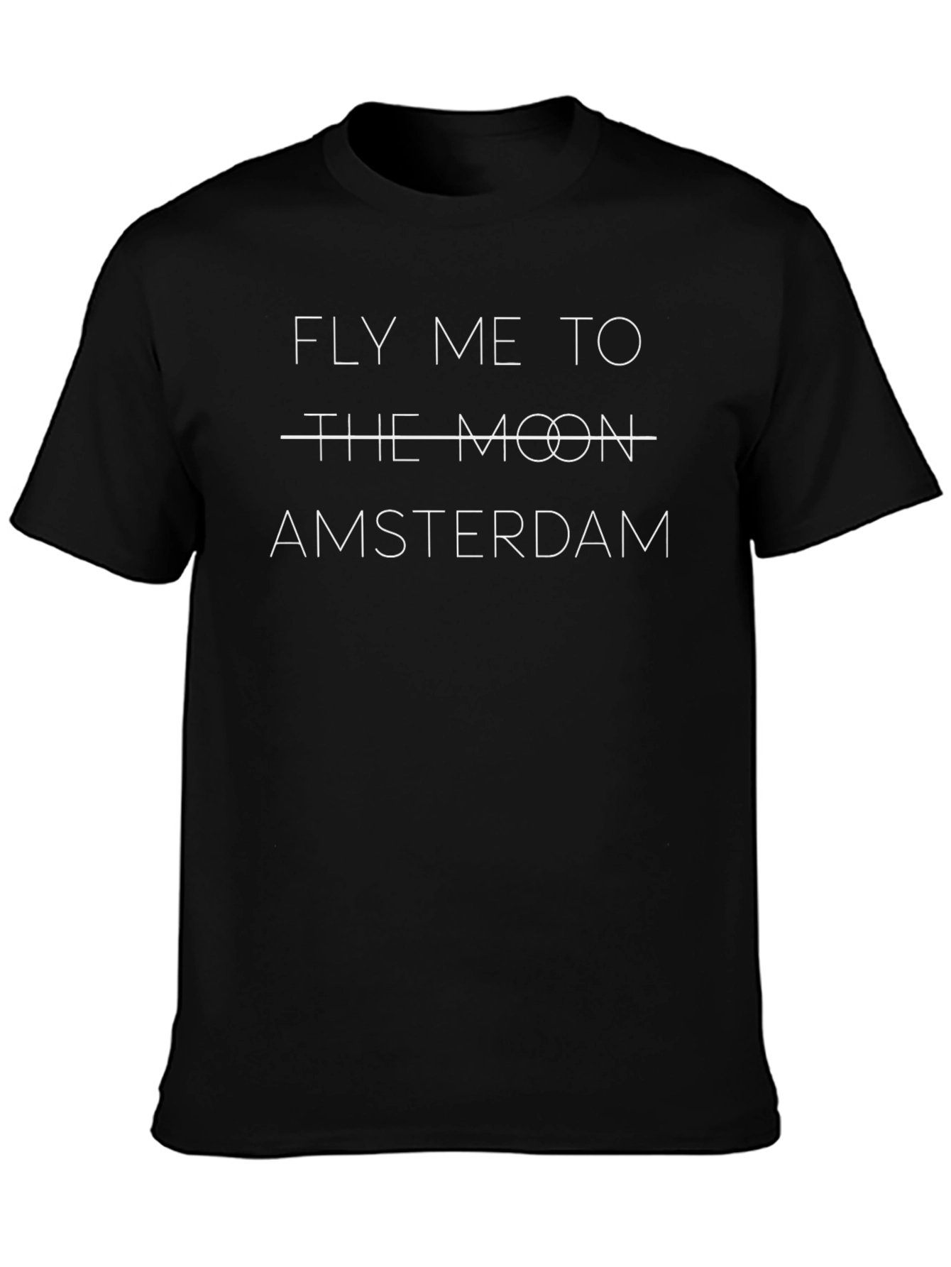 Fly Me To The Moon Amsterdam Graphic T-Shirt