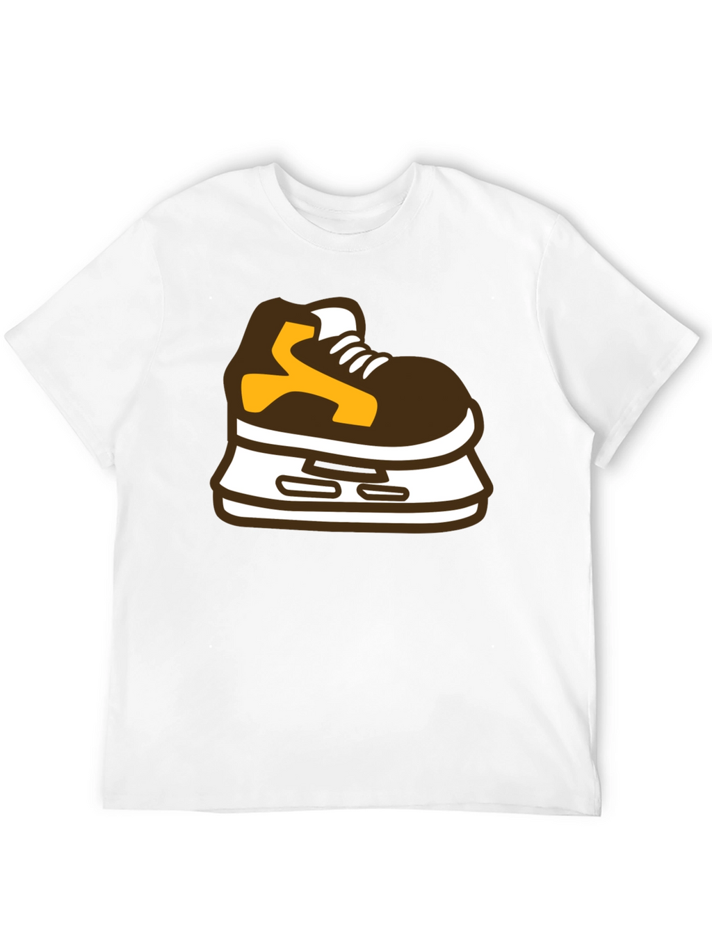 Hockey Skate Graphic Tee - Black