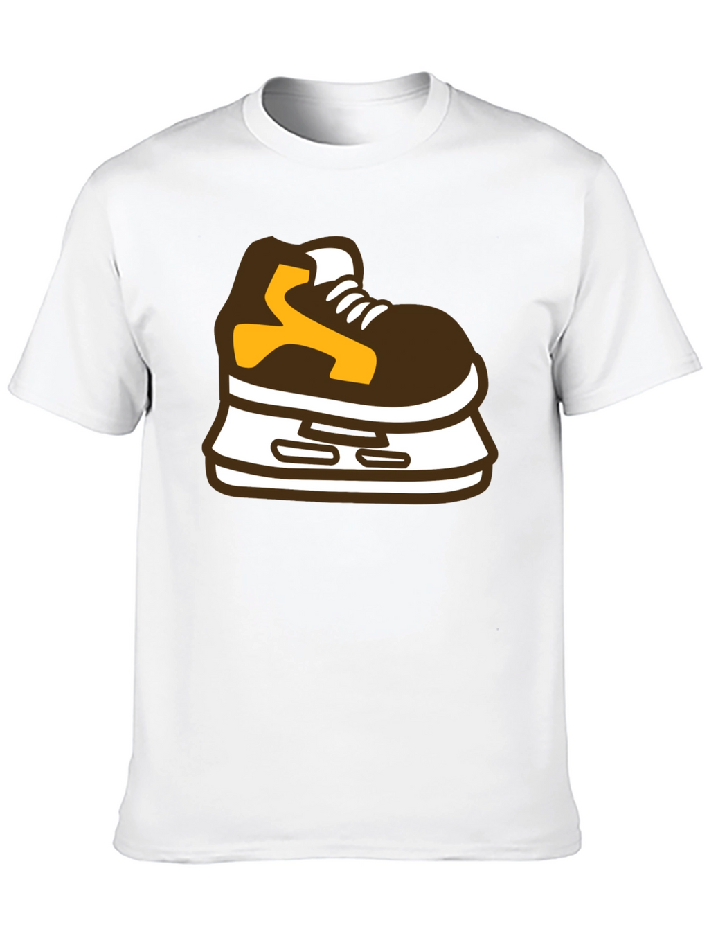 Hockey Skate Graphic Tee - Black