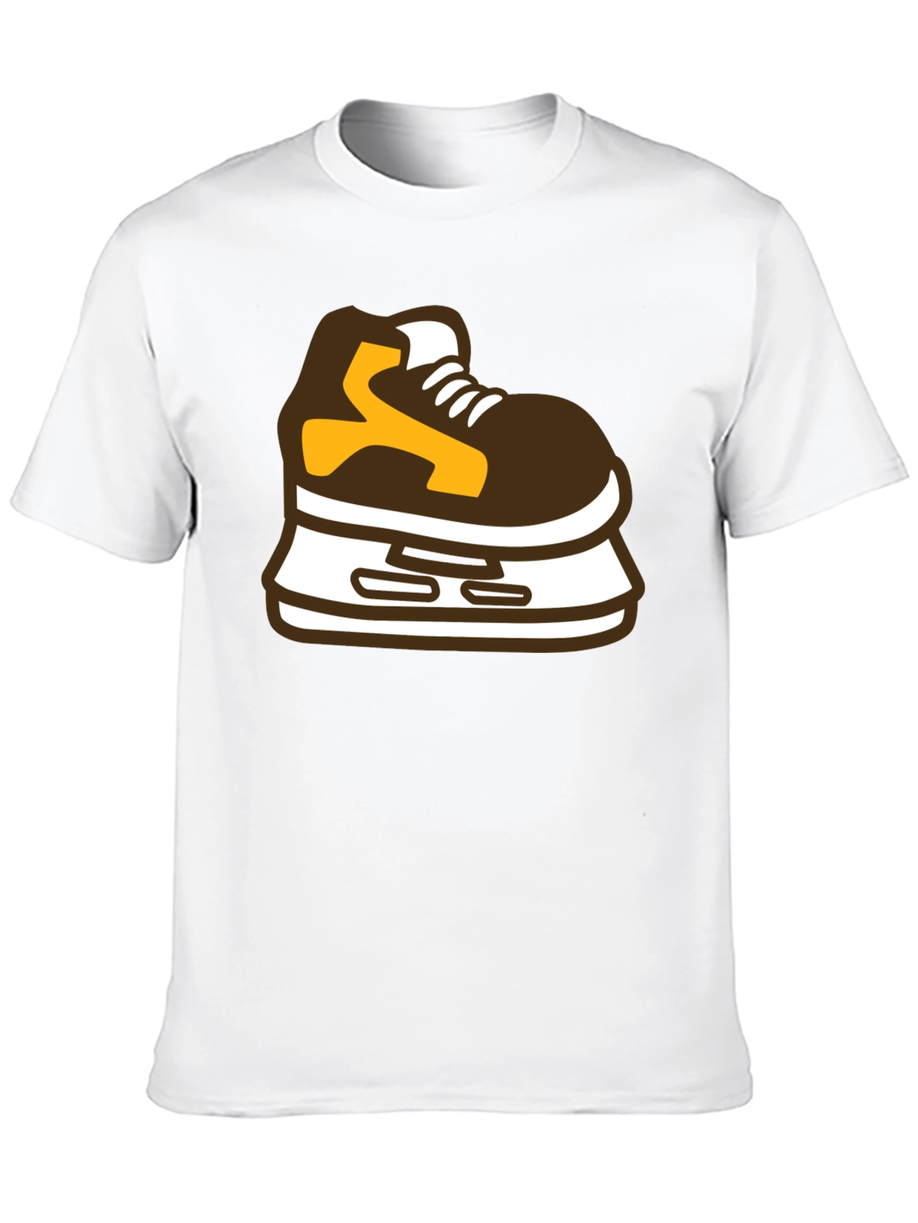 Hockey Skate Graphic Tee - Black