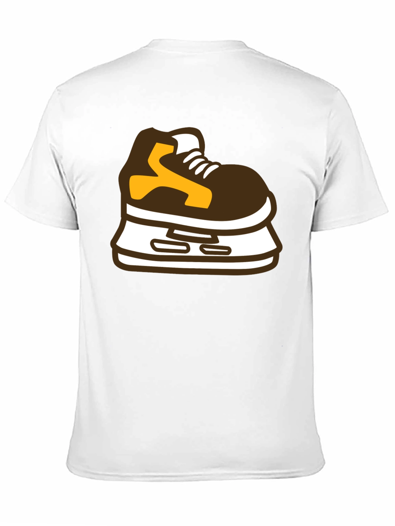 Hockey Skate Graphic Tee - Black