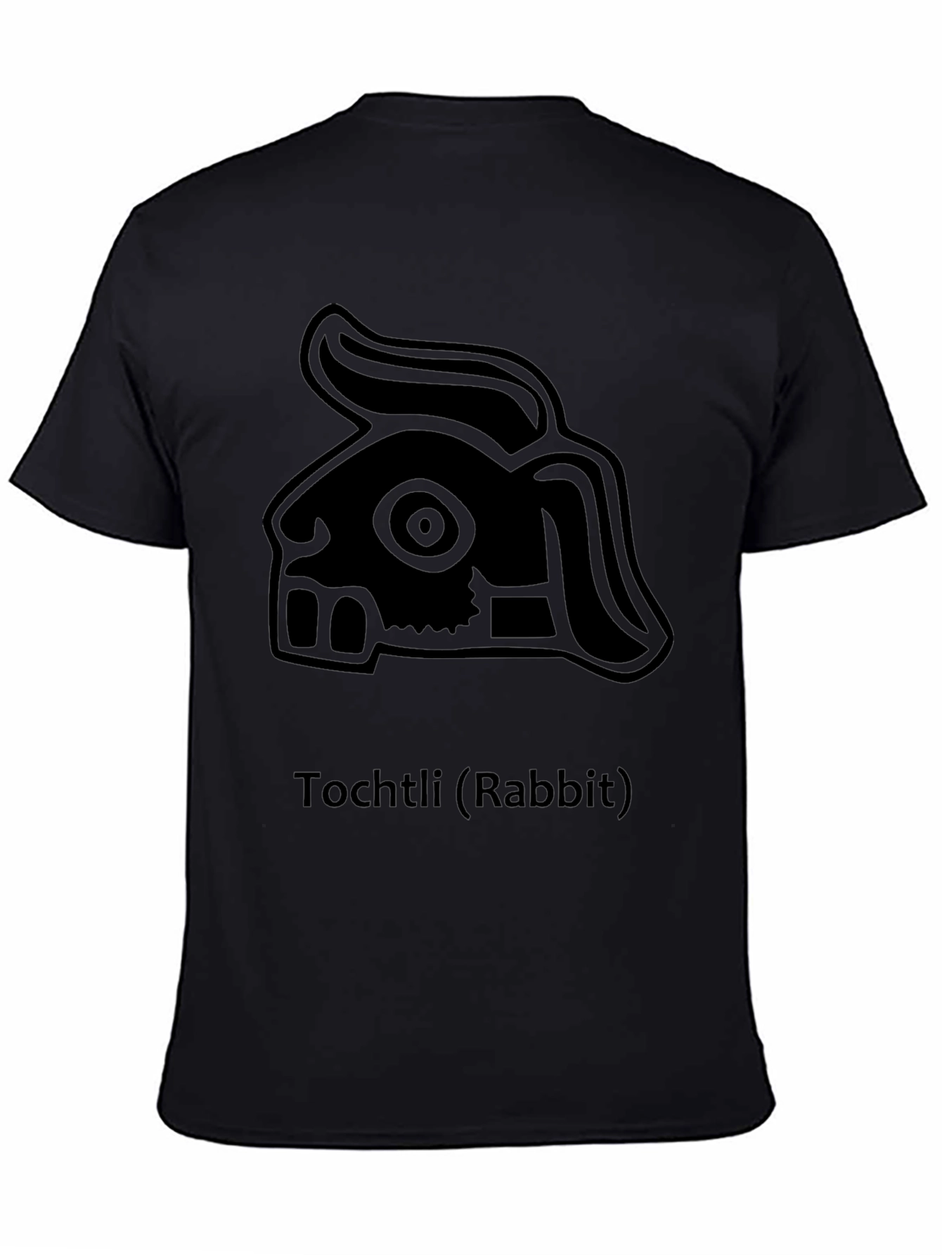 Tochtli Rabbit Aztec Symbol Graphic T-Shirt