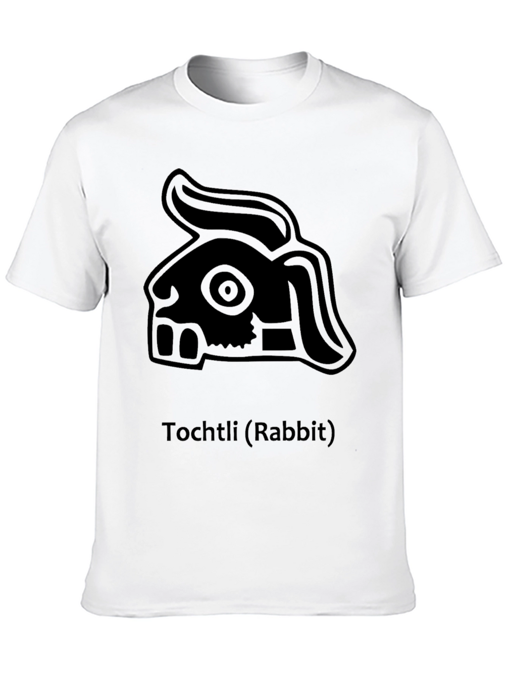 Tochtli Rabbit Aztec Symbol Graphic T-Shirt