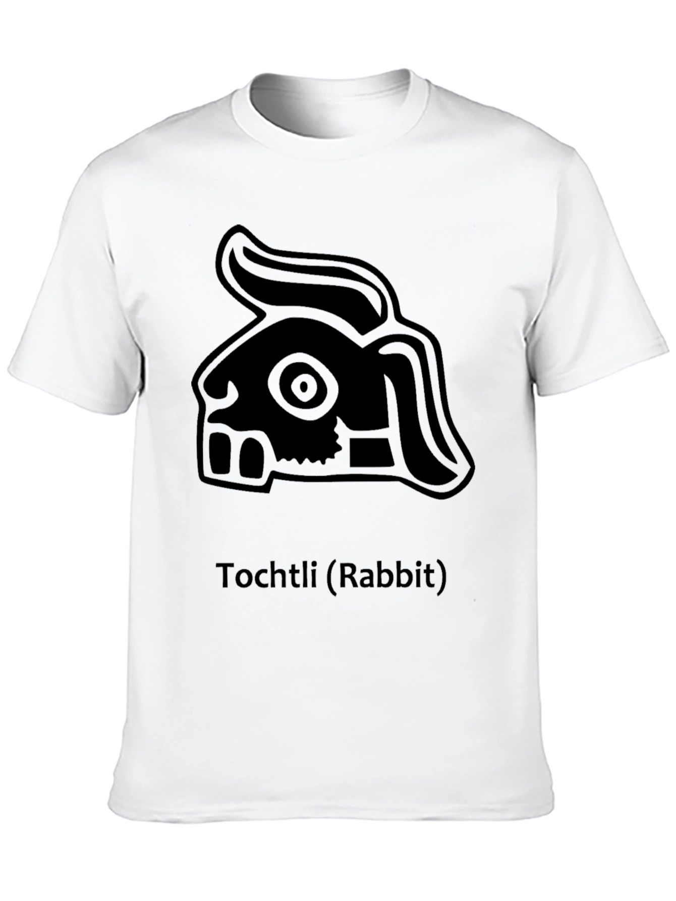 Tochtli Rabbit Aztec Symbol Graphic T-Shirt