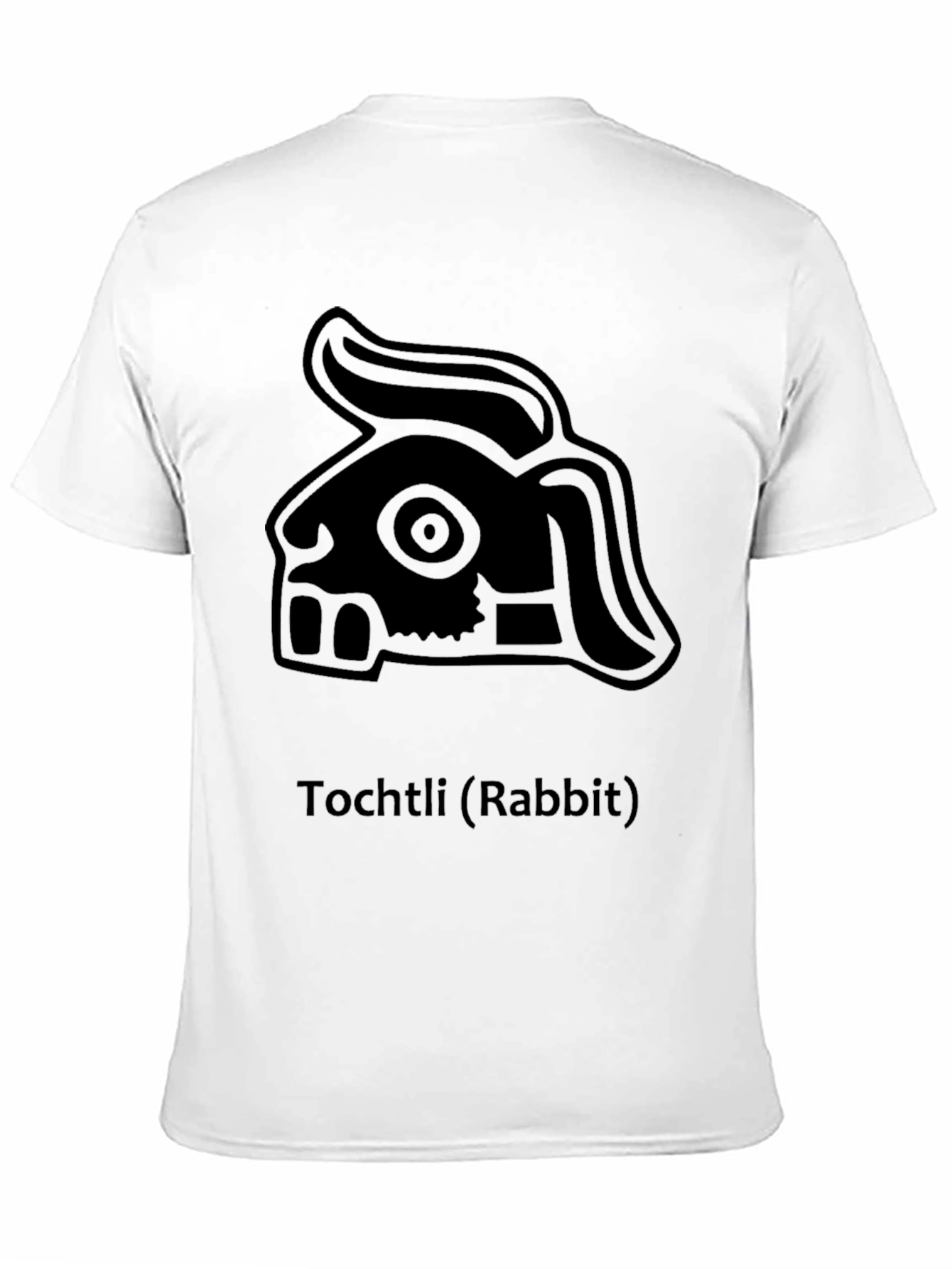 Tochtli Rabbit Aztec Symbol Graphic T-Shirt