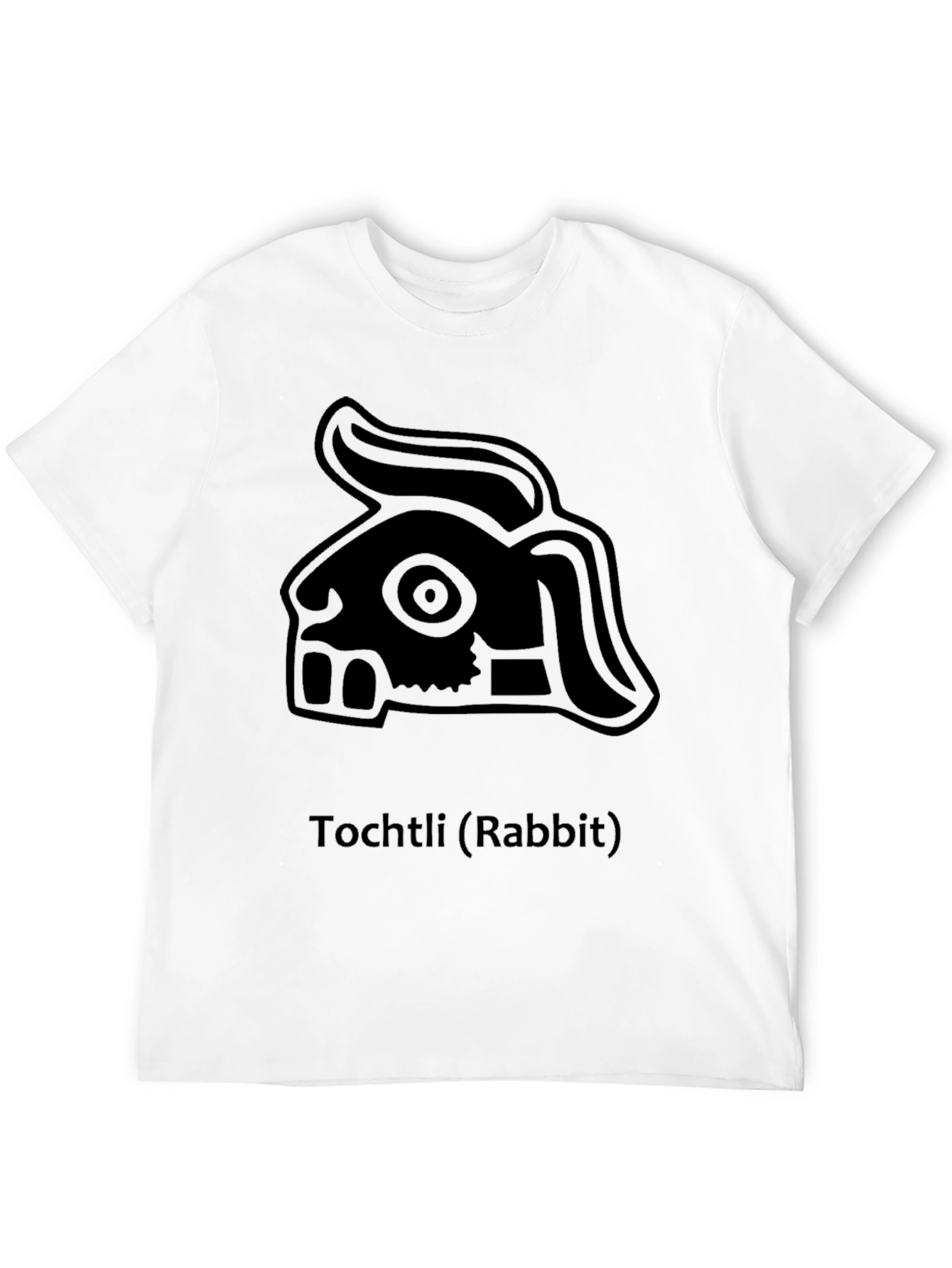 Tochtli Rabbit Aztec Symbol Graphic T-Shirt