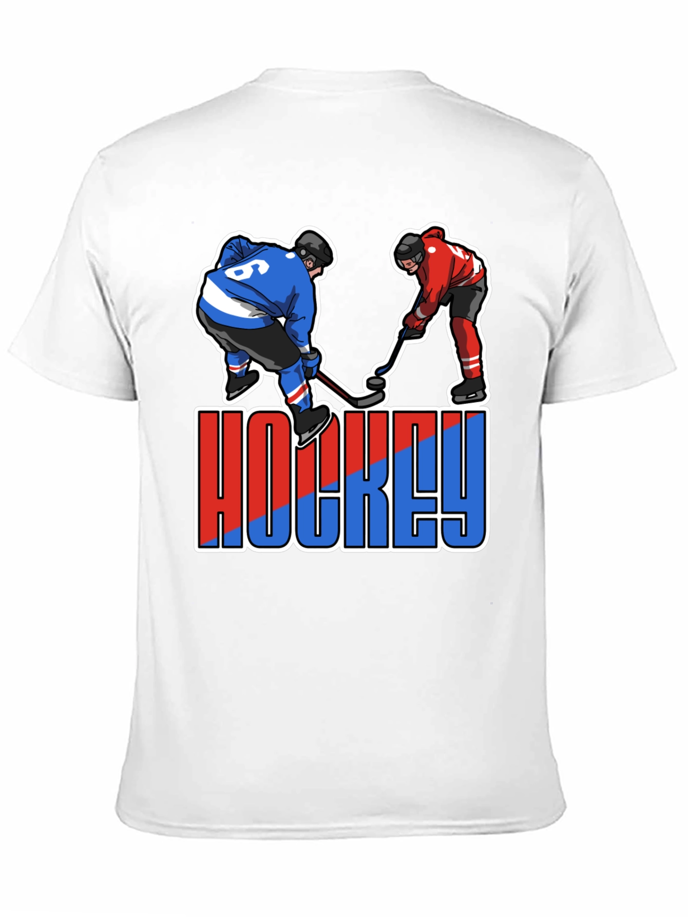 Hockey Player Graphic T-Shirt