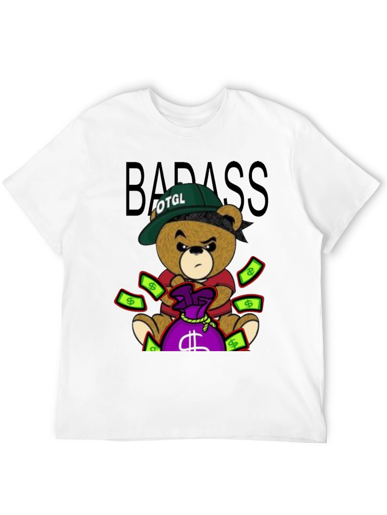Badass Bear Graphic Tee
