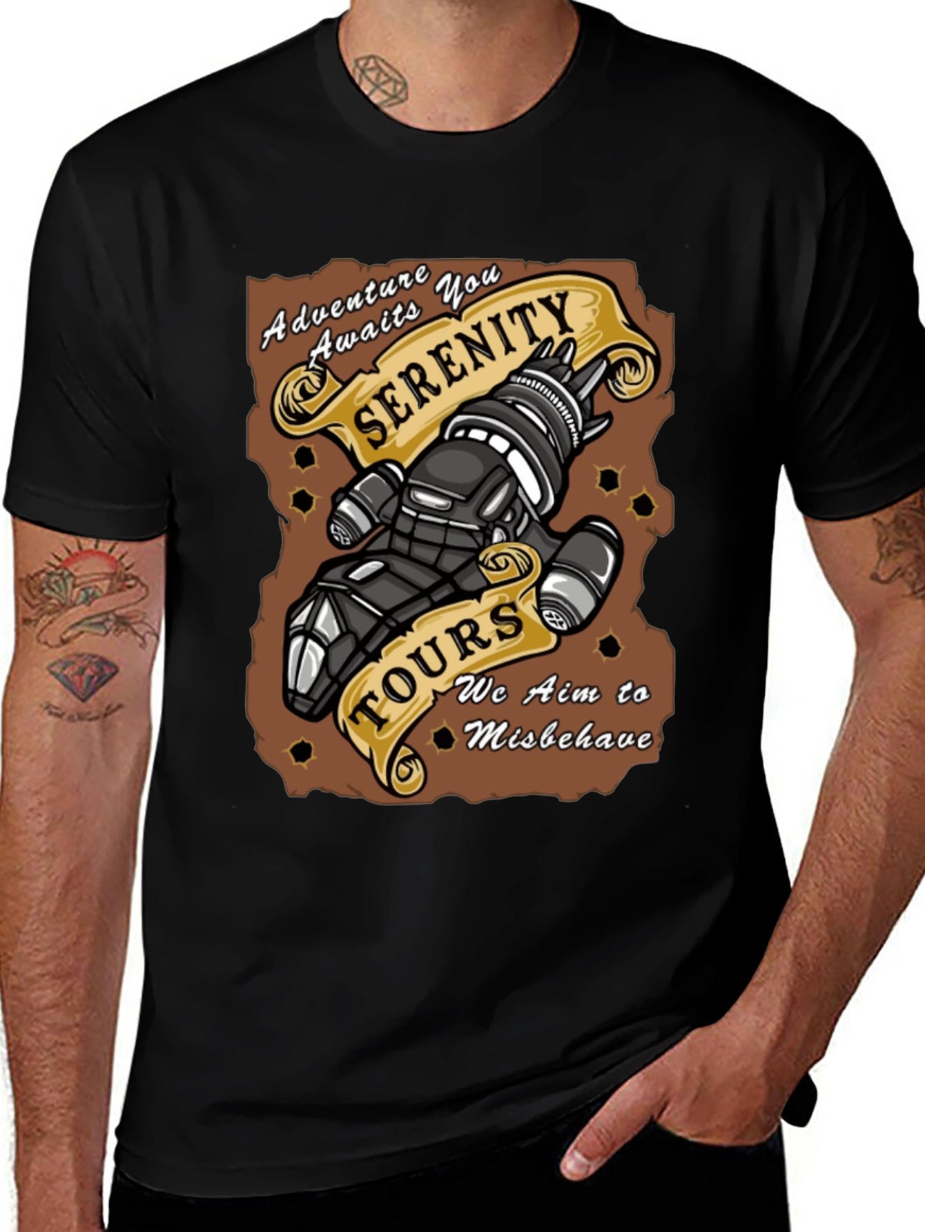 Serenity Tours Graphic Tee - Adventure Awaits!