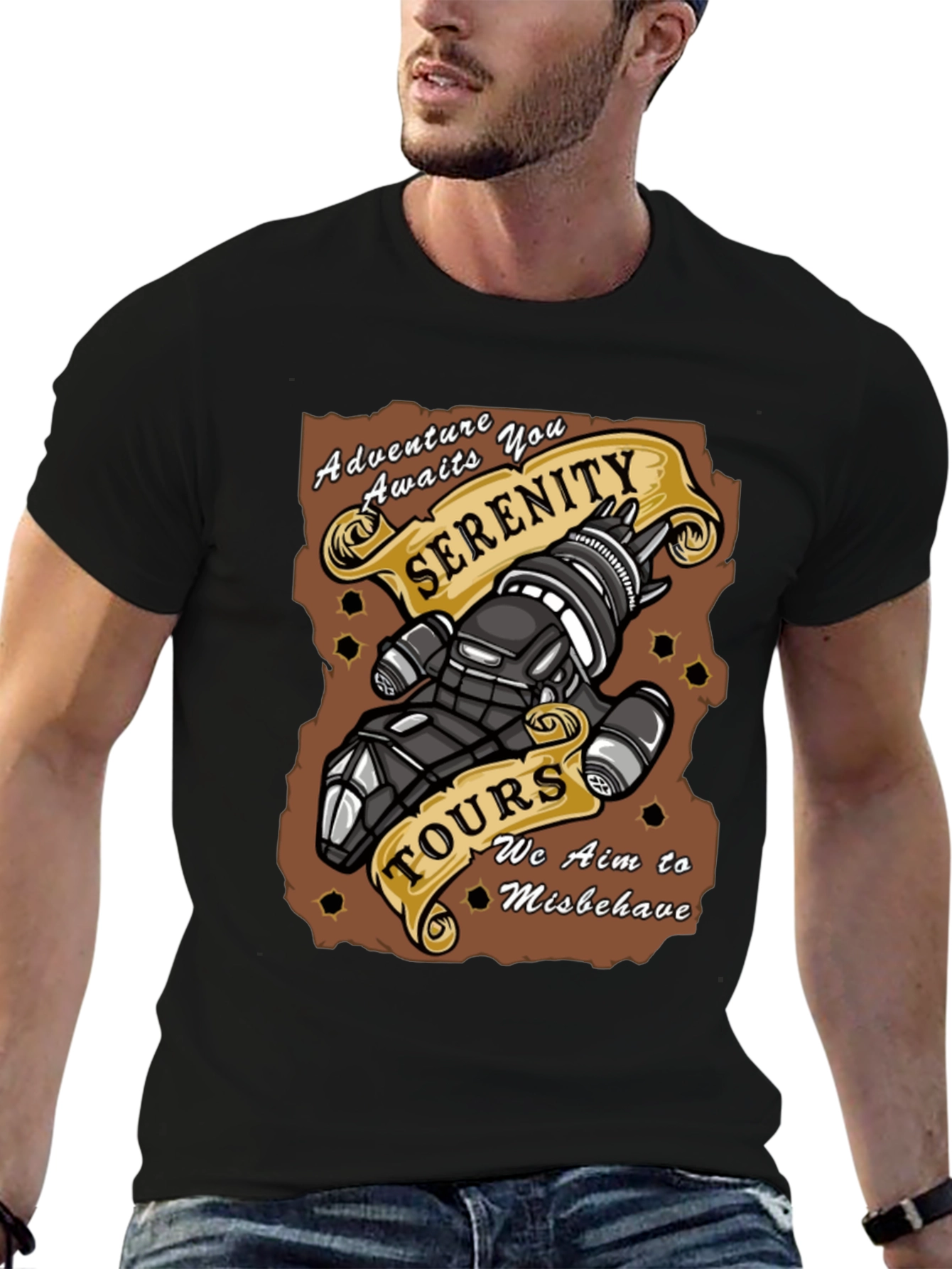 Serenity Tours Graphic Tee - Adventure Awaits!