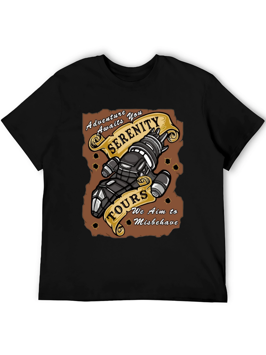 Serenity Tours Graphic Tee - Adventure Awaits!