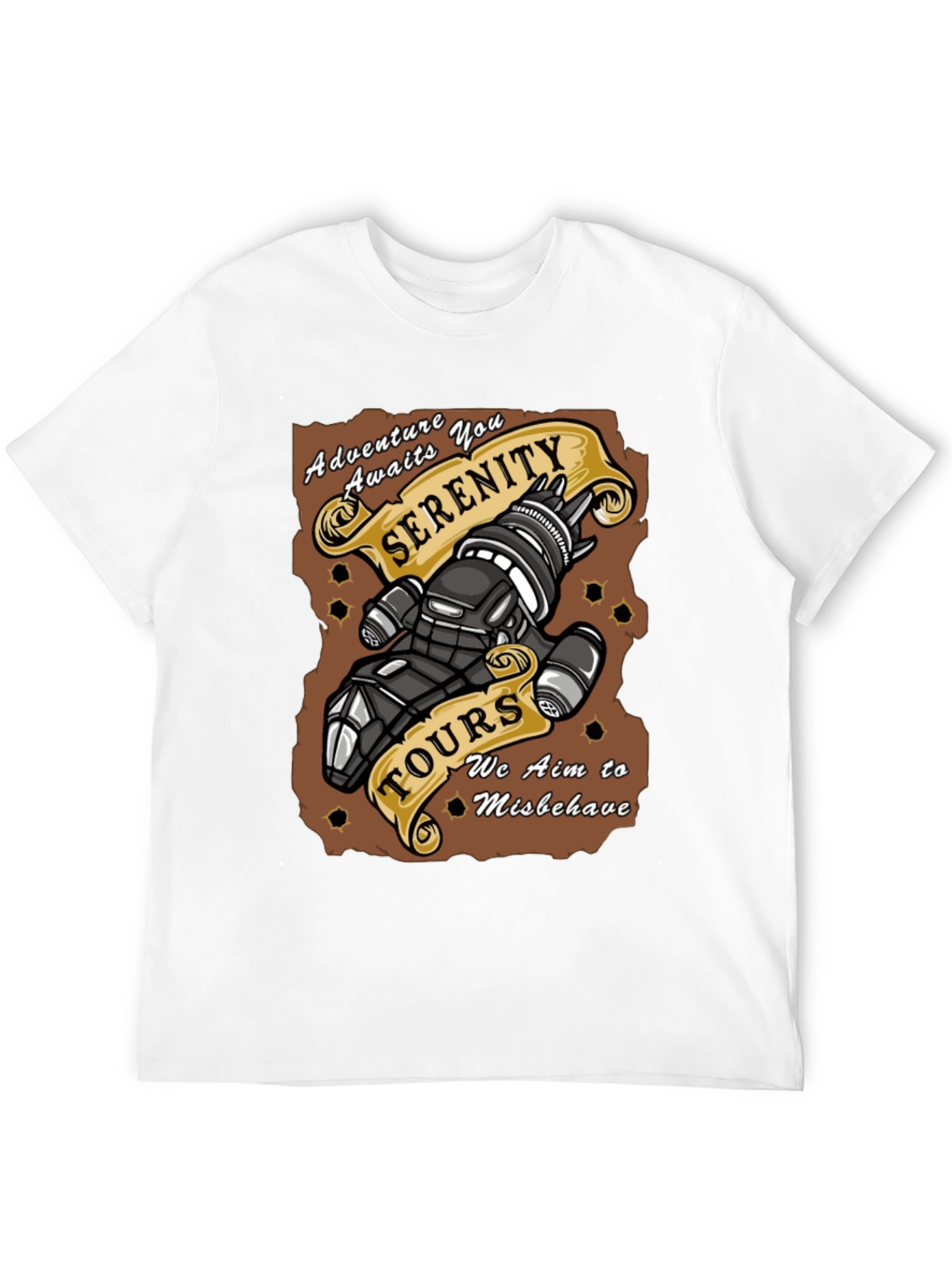 Serenity Tours Graphic Tee - Adventure Awaits!